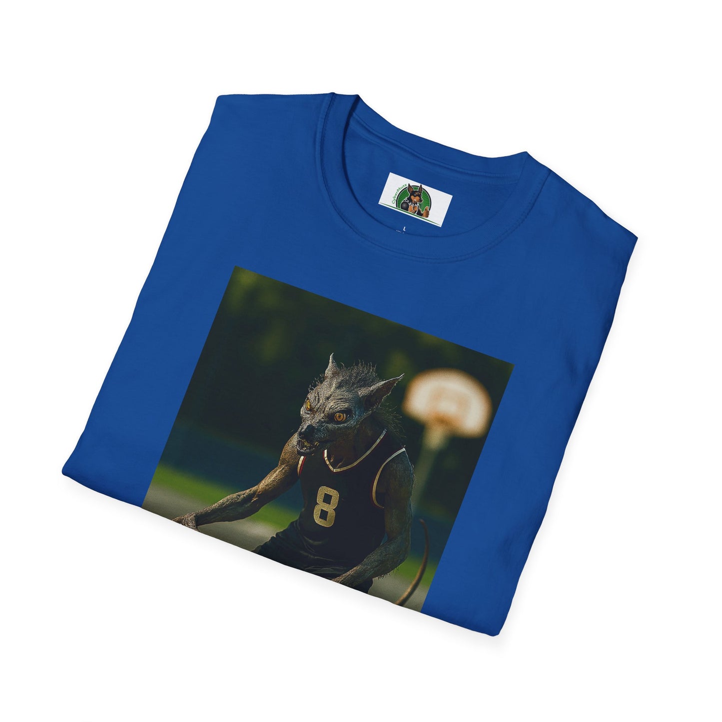 Chupacabra Basketball T-Shirt Sports T-Shirt Printify