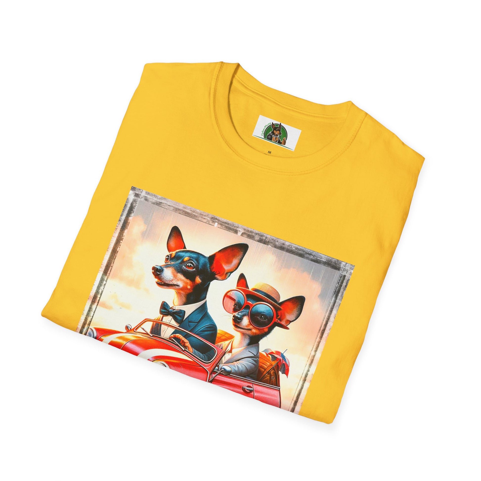 Wacky Rat Terrier T-Shirt T-Shirt Printify   