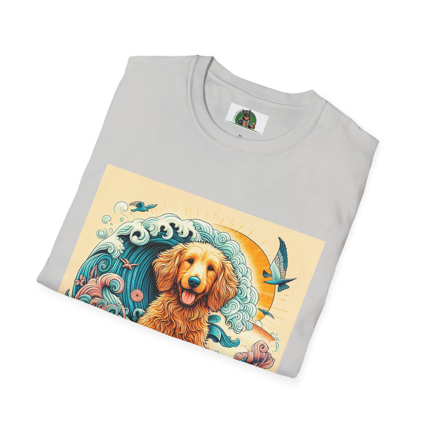 Golden Doodle surfing fun shirt