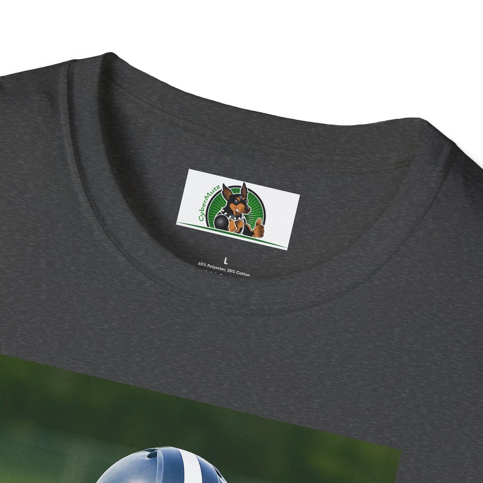 Jack Russell Football T-Shirt — Sports Dog Tee T-Shirt Printify