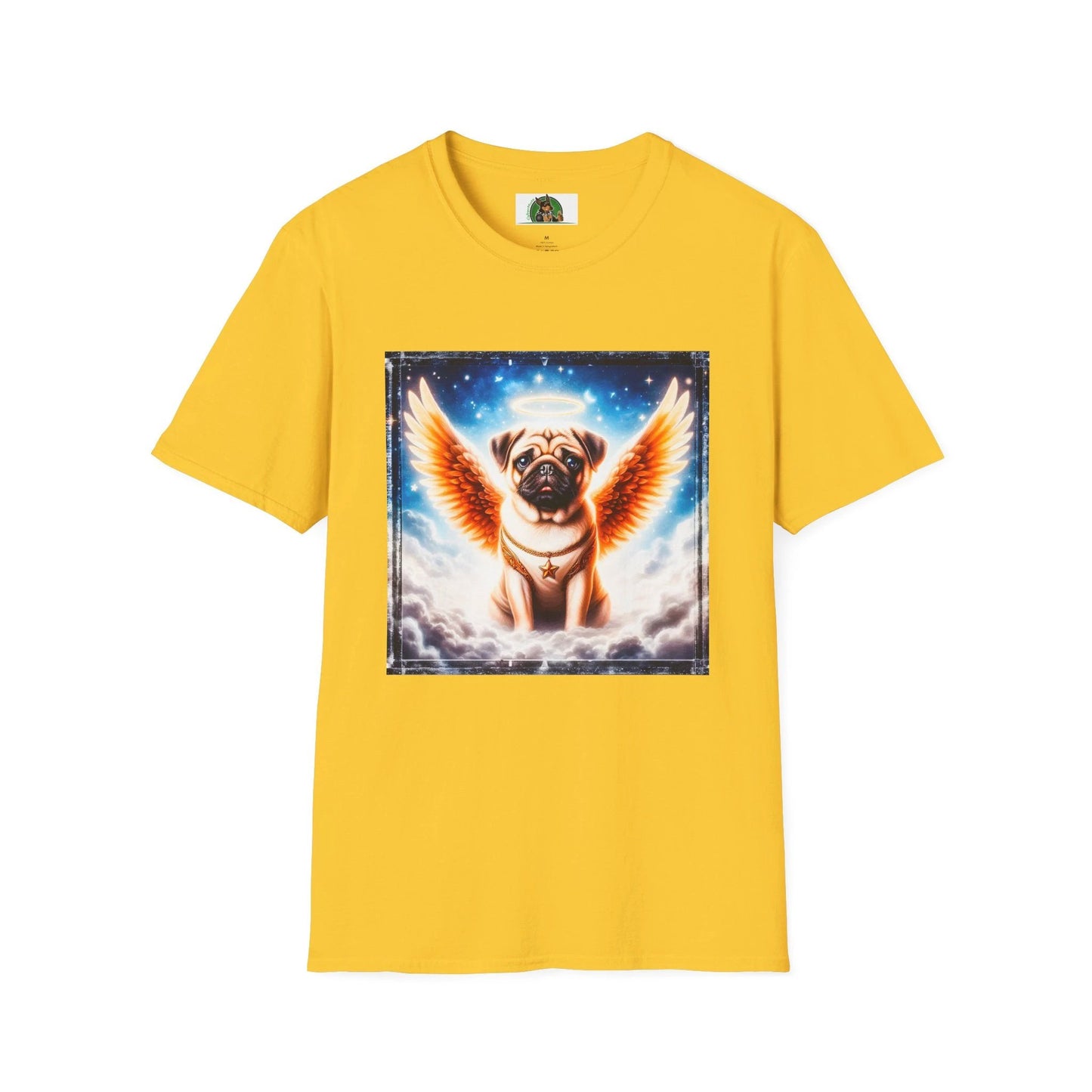 Pug Angel T-Shirt T-Shirt Printify S Daisy
