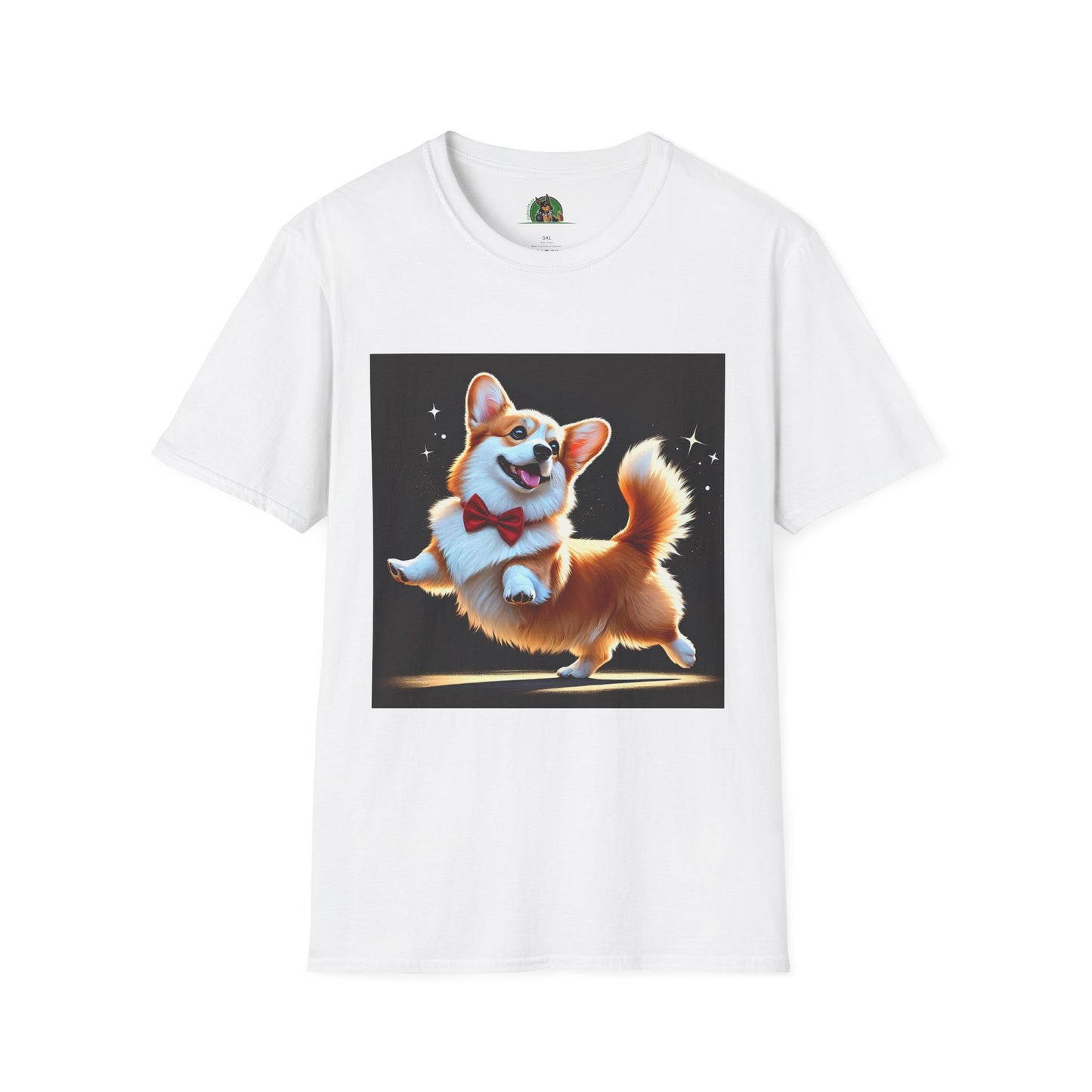 Dancing Pembroke Welsh Corgi T-Shirt T-Shirt Printify XS White