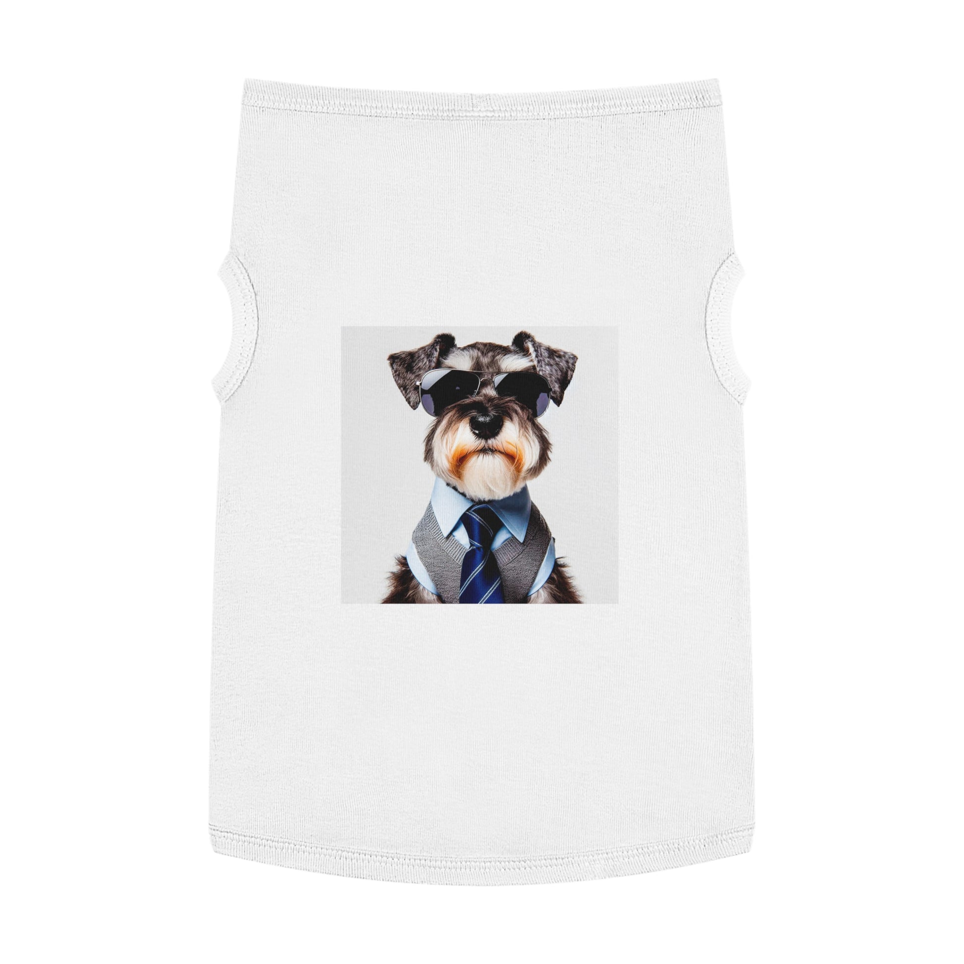 Pet Tank Top Miniature Schnauzer Pets Printify   