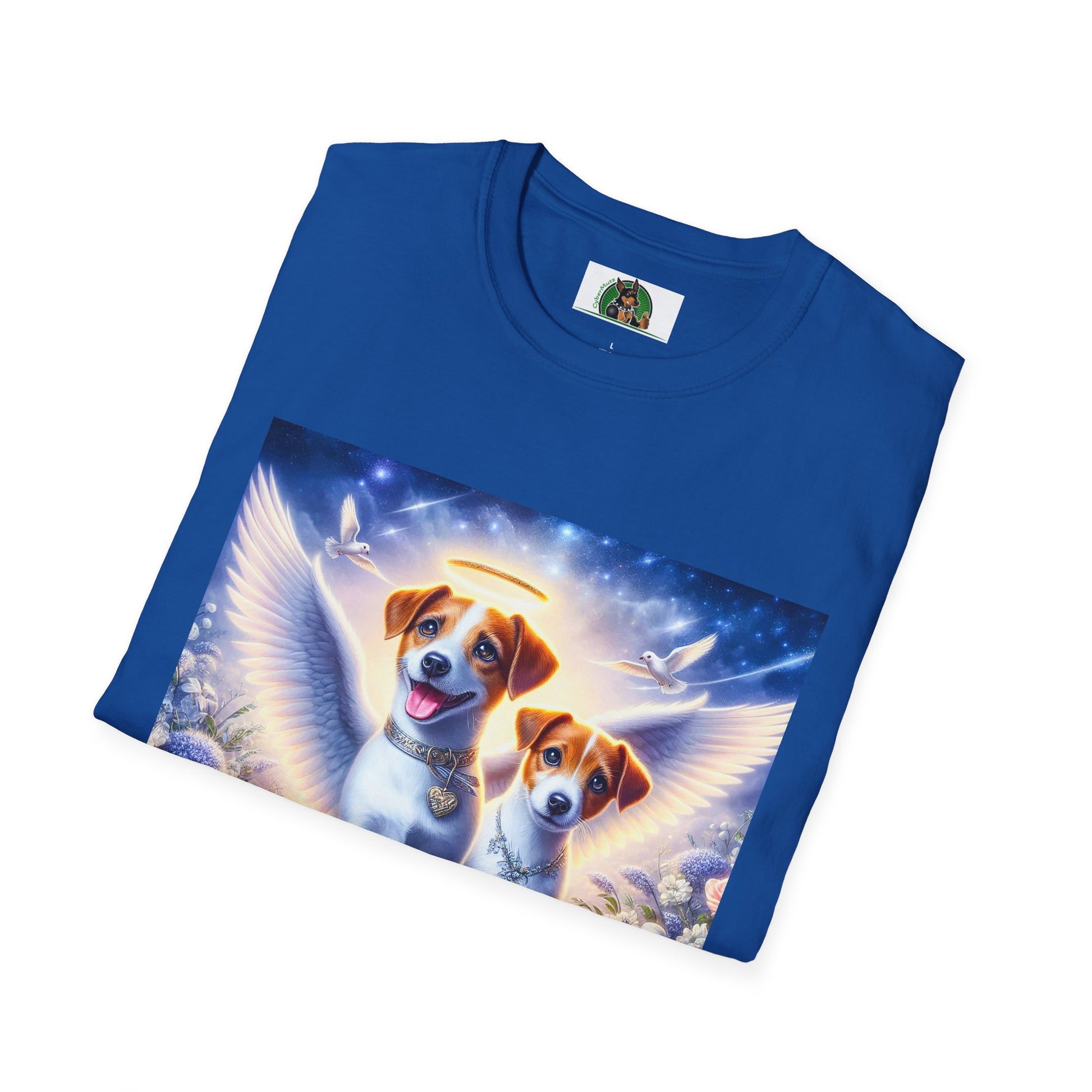Jack Russell Puppy Angels T-Shirt Printify