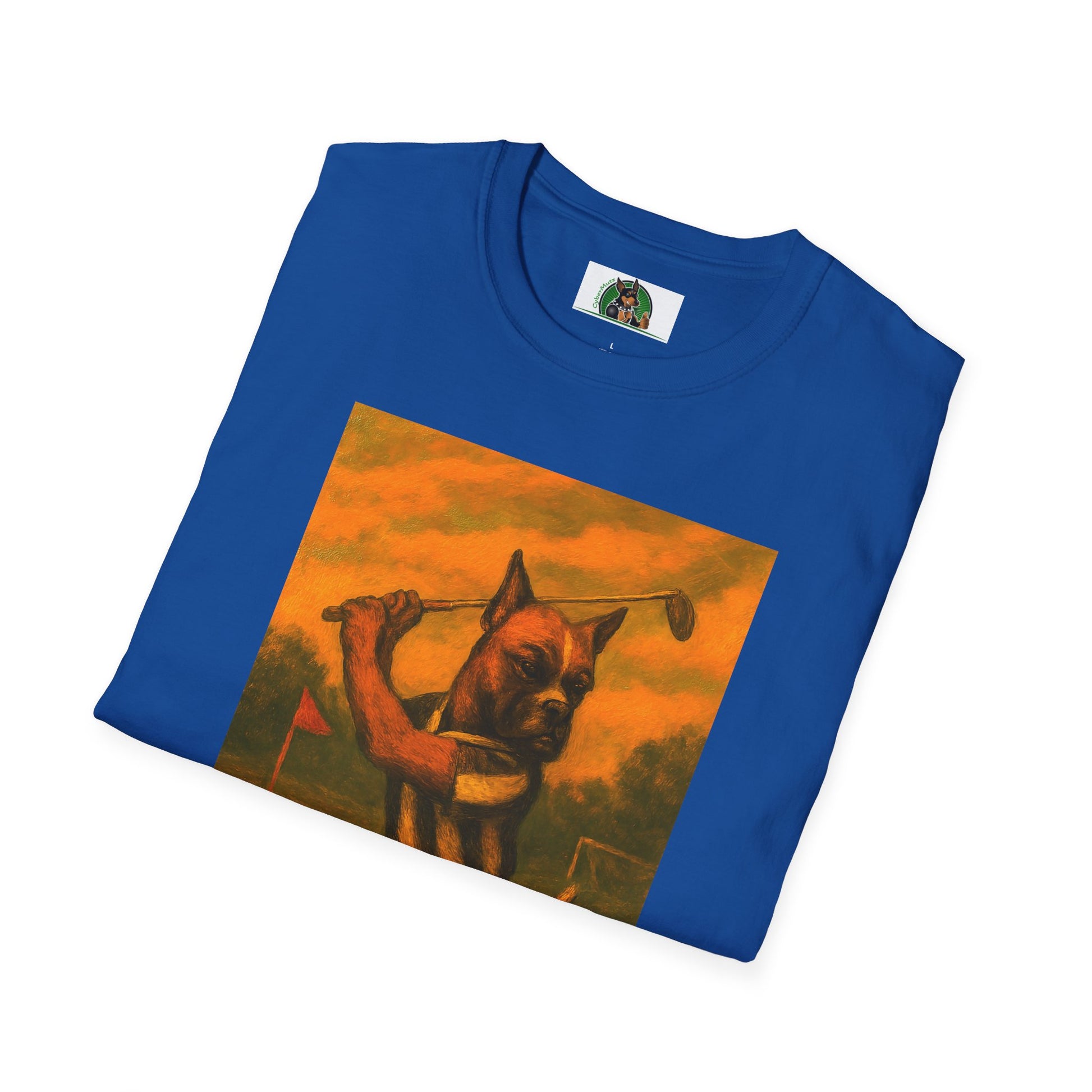 Boxer Puppy Dogs T-Shirt - Sports Golf Unisex T-Shirt Printify