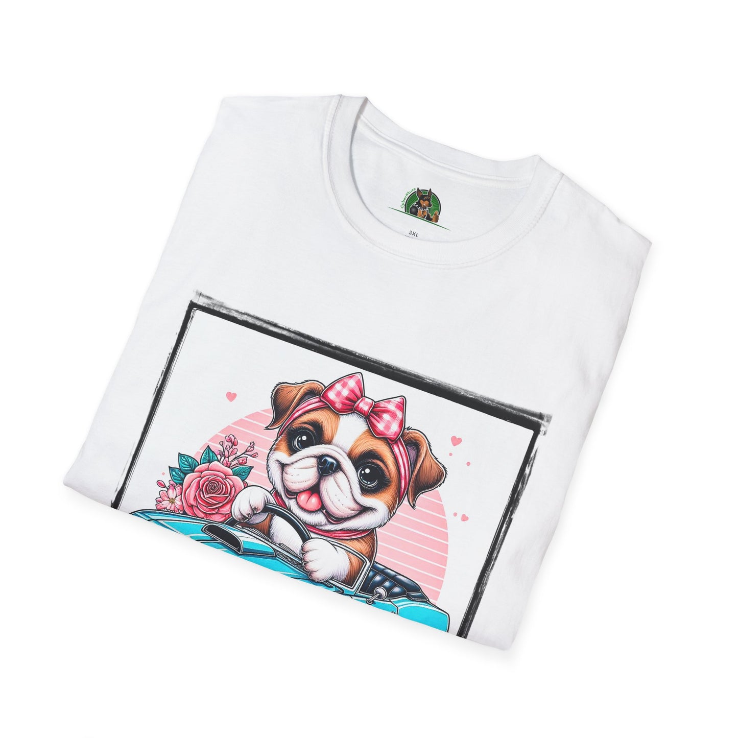 Wacky Bulldog T-Shirt Printify