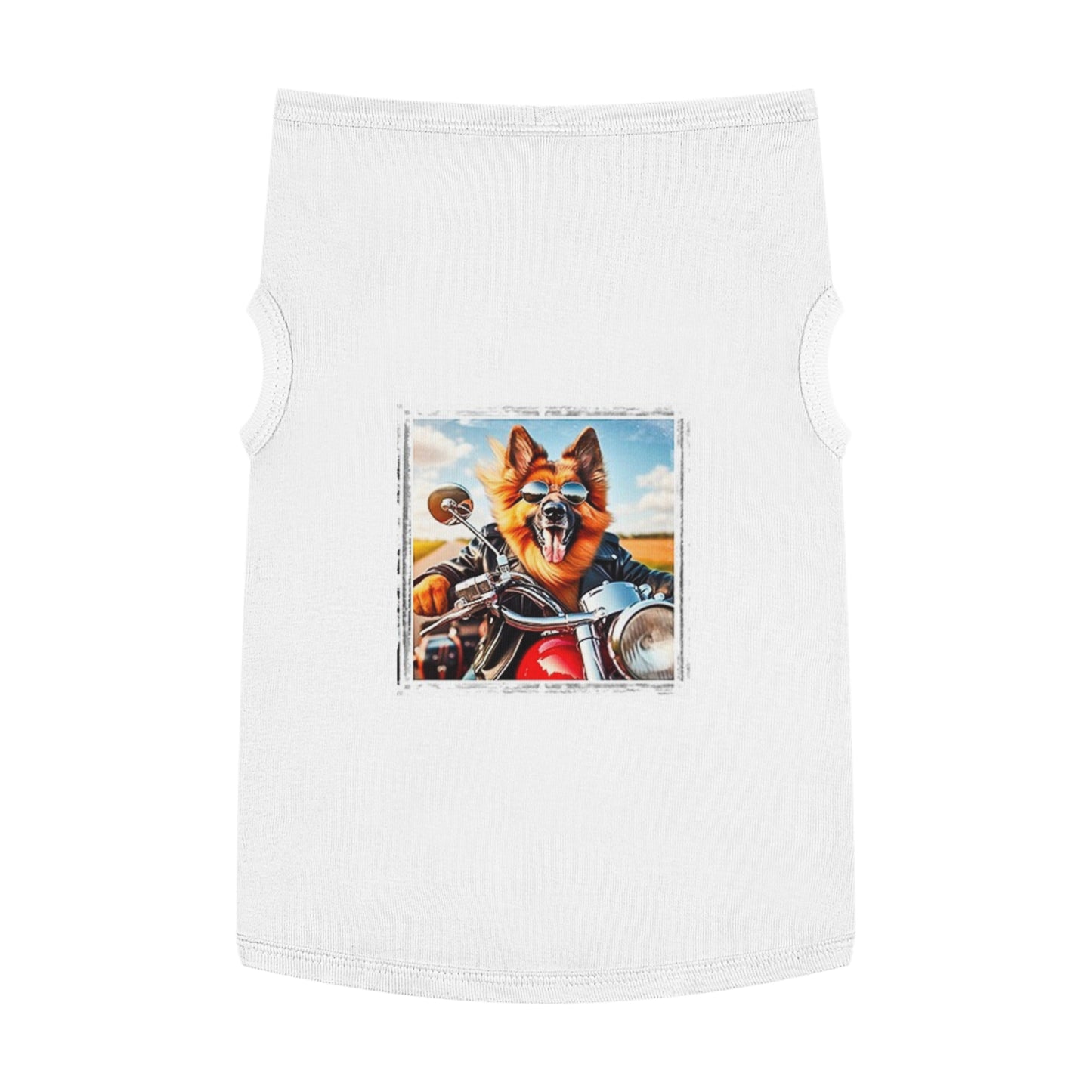 Pet Tank Top German Shepherd Pets Printify XL White 