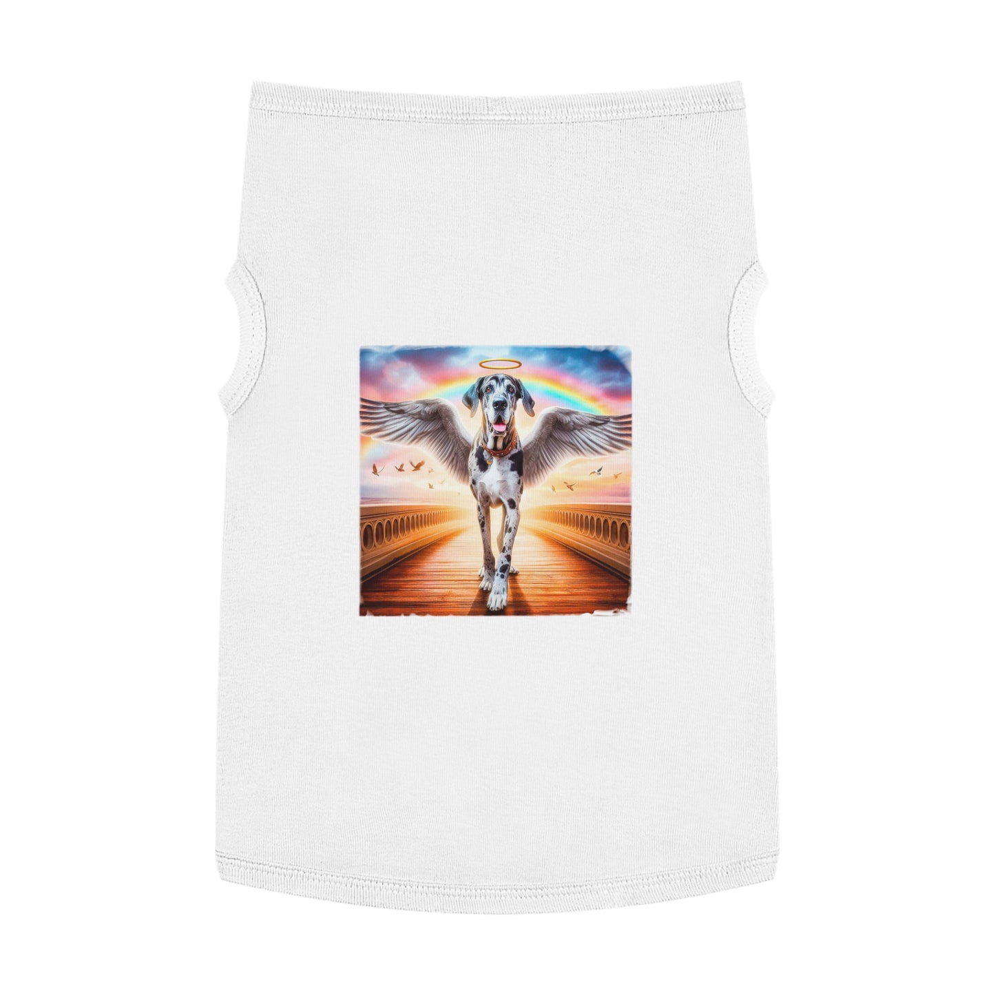 Pet Tank Top Great Dane Pets Printify XL White 