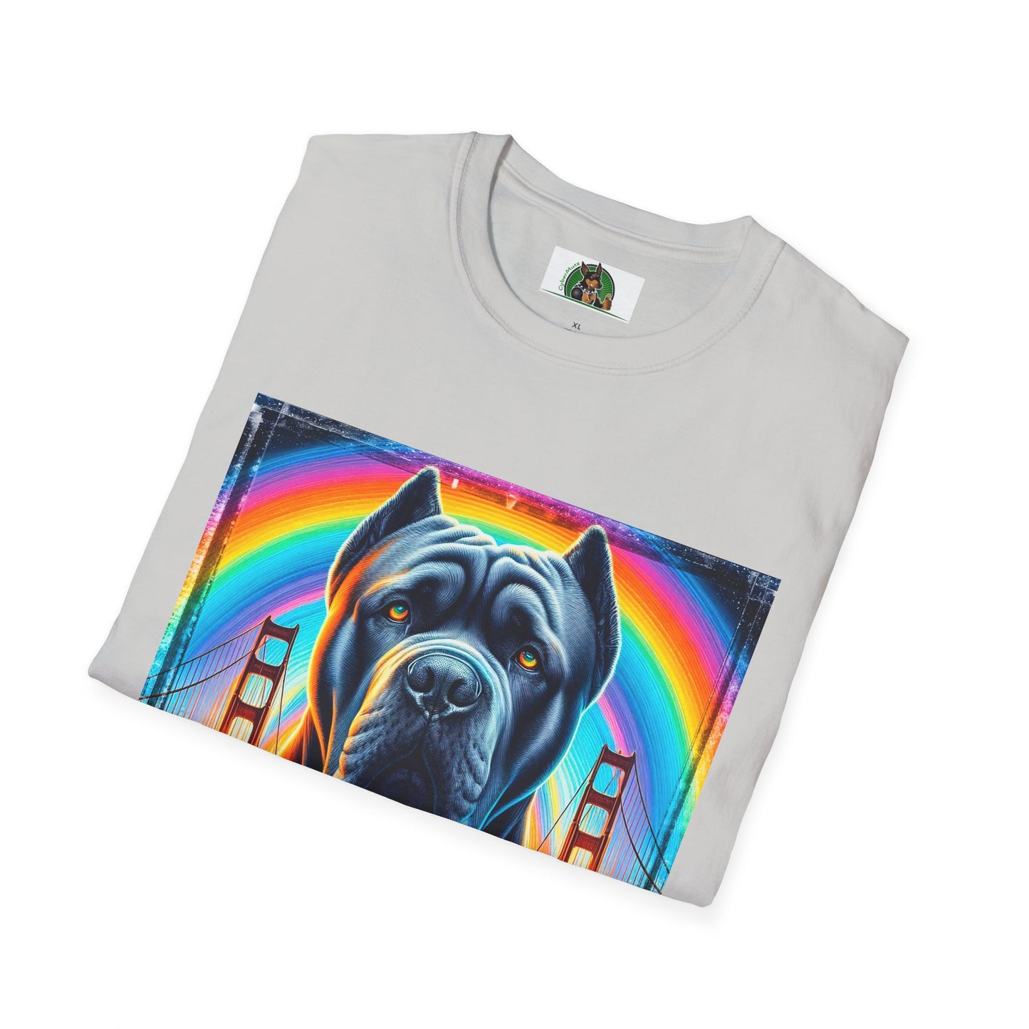 Cane Corso Double Rainbow Bridge TShirt