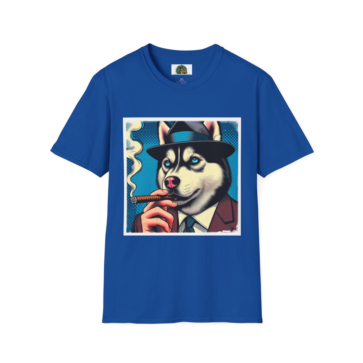 Husky T-Shirt Printify XS Royal 