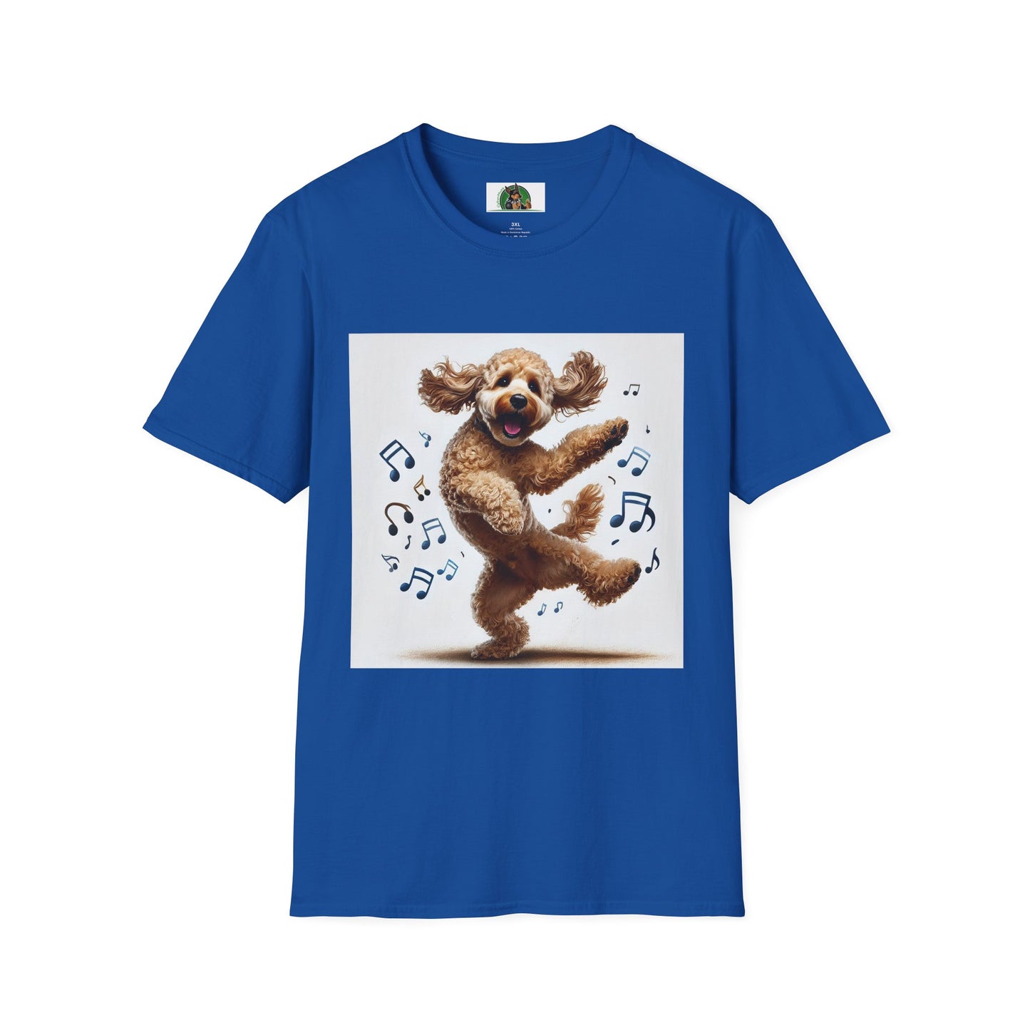 Dancing CockerPoo T-Shirt T-Shirt Printify XS Royal