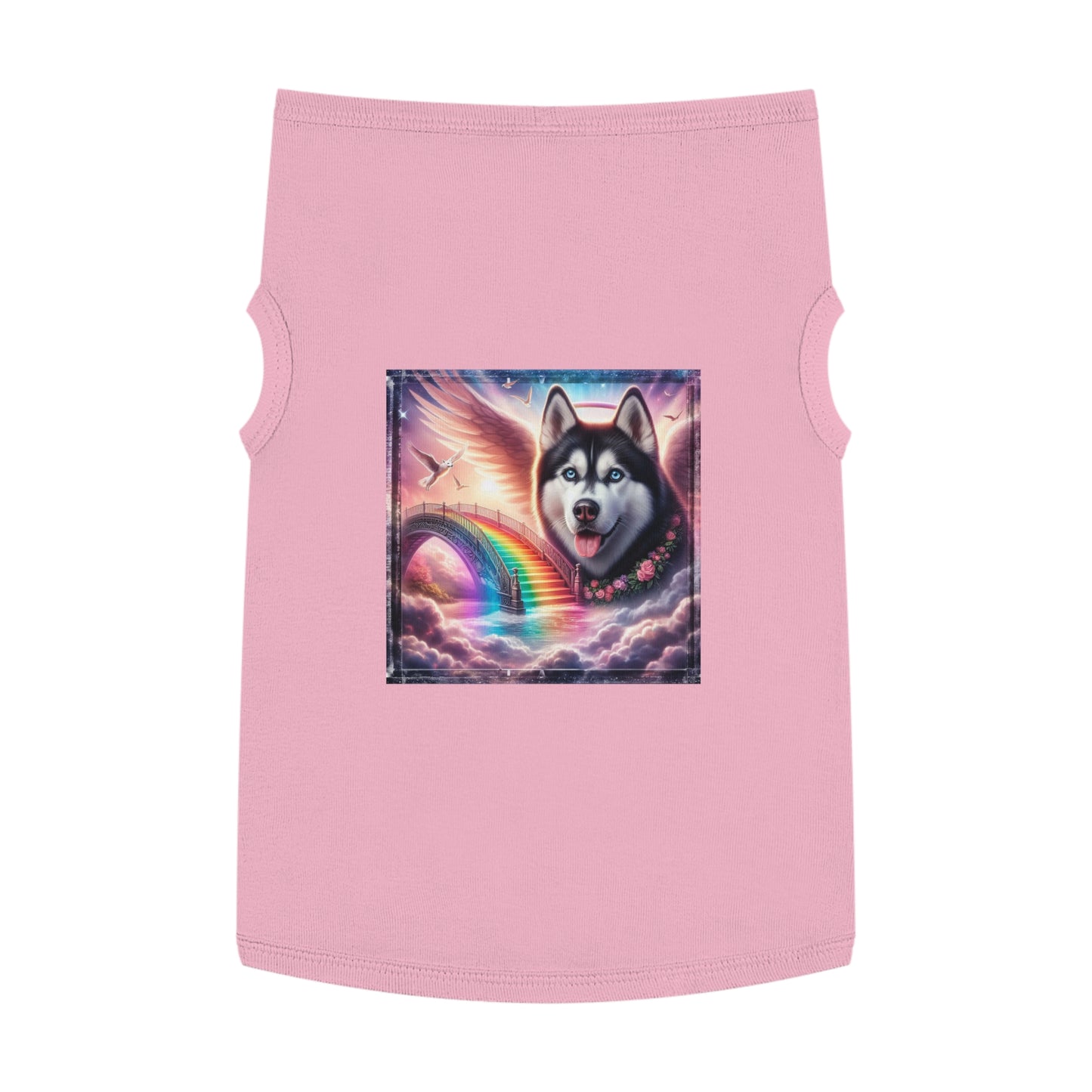 Pet Tank Top Husky Pets Printify XL Pink 