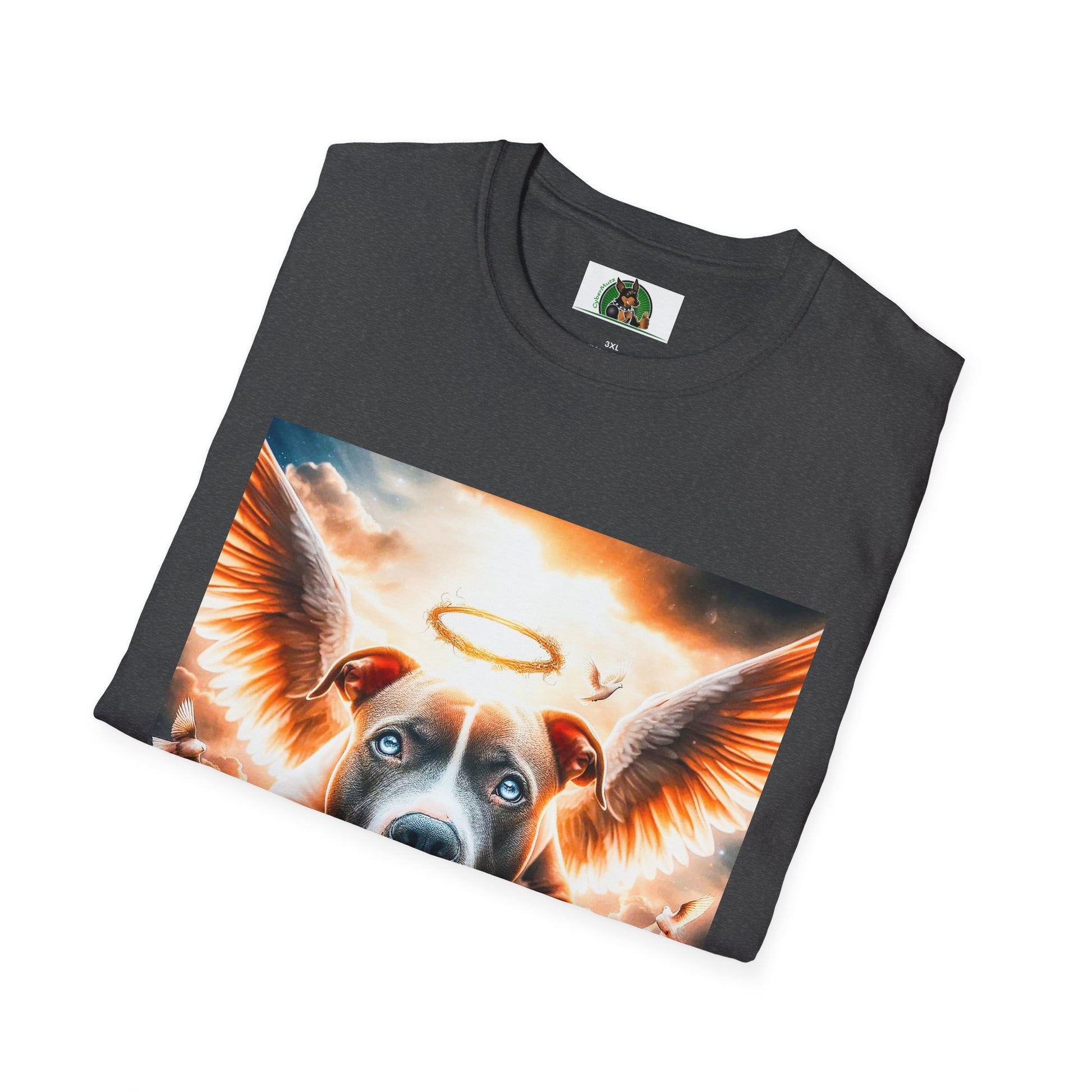 Pit bull heaven and clouds shirt T-Shirt Printify