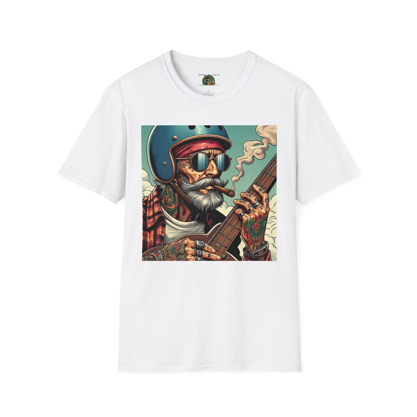 Wacky Guitareon T-Shirt Printify White S 