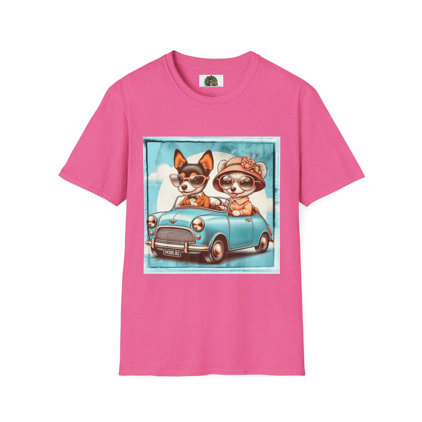 Wacky Rat Terrier T-Shirt T-Shirt Printify S Heather Heliconia 