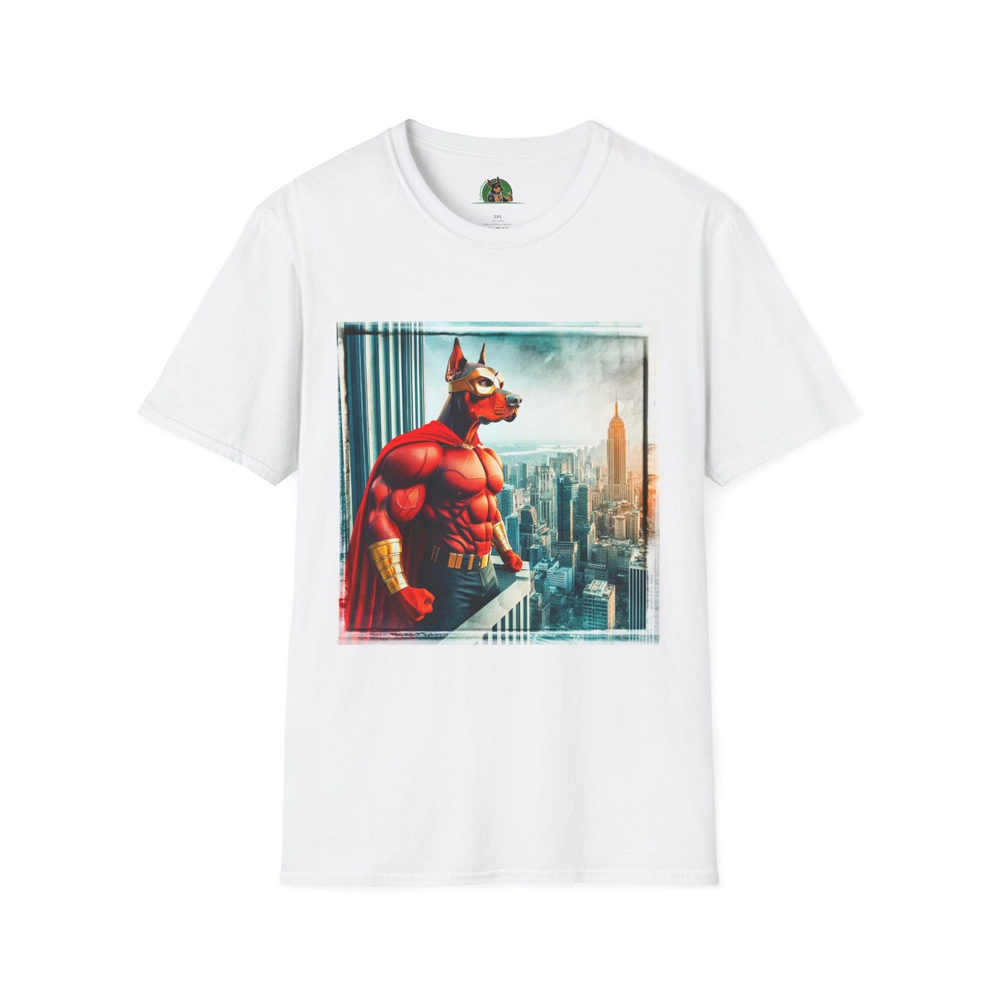 Doberman T-Shirt Printify XS White 