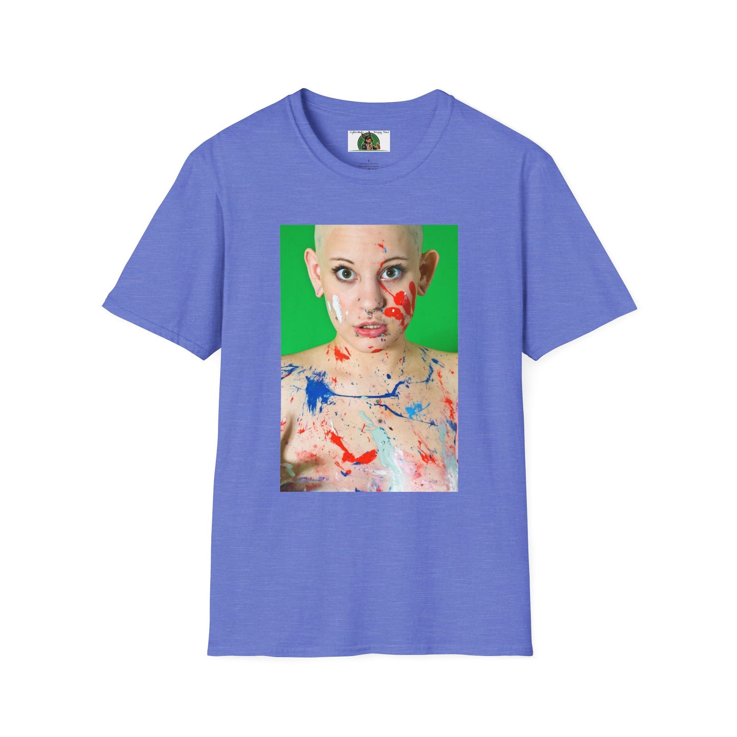 Mis·cel·la·ne·ous Funny Girl T-Shirt Printify S Heather Royal 