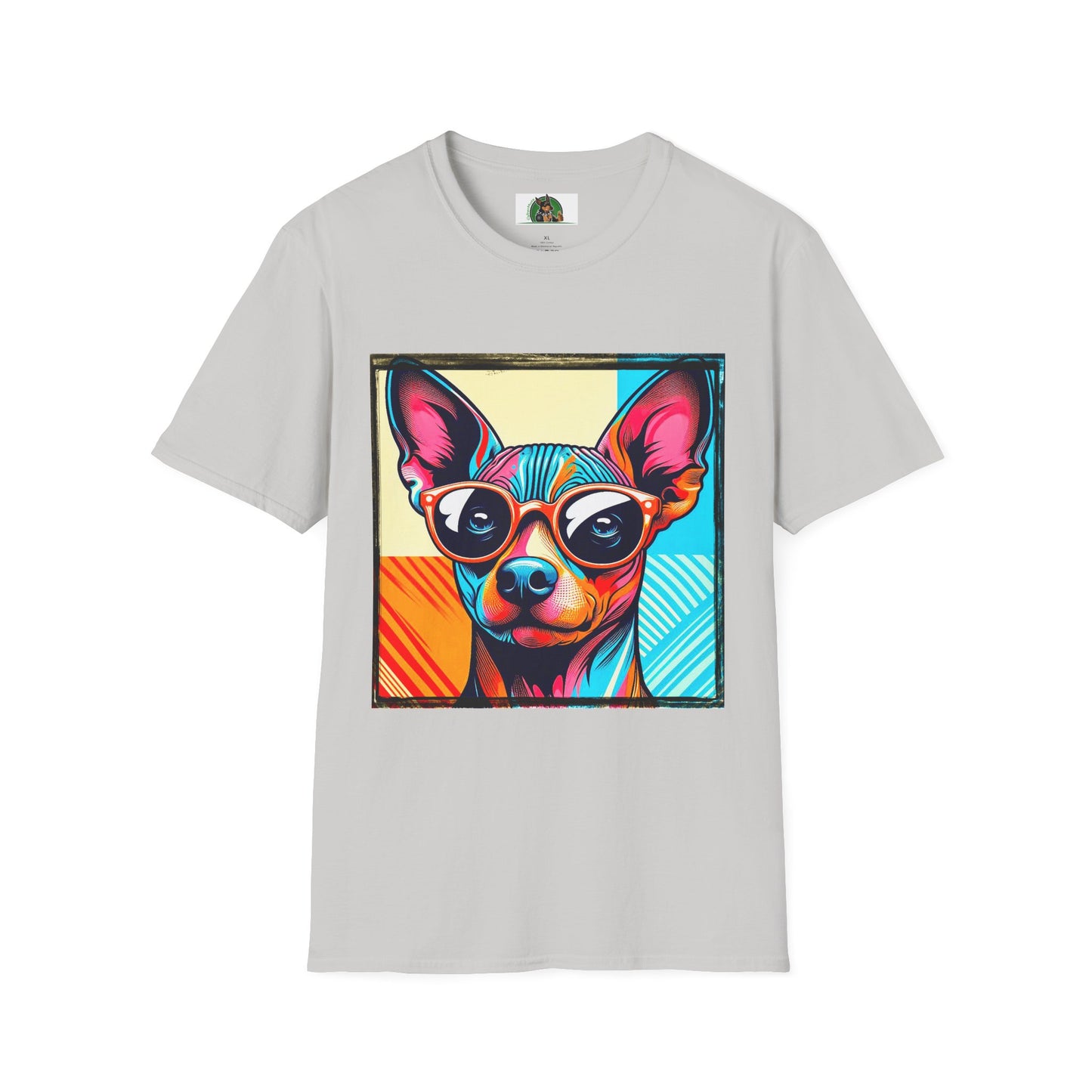 Mexican Hairless Dog T-Shirt Printify S Ice Grey 