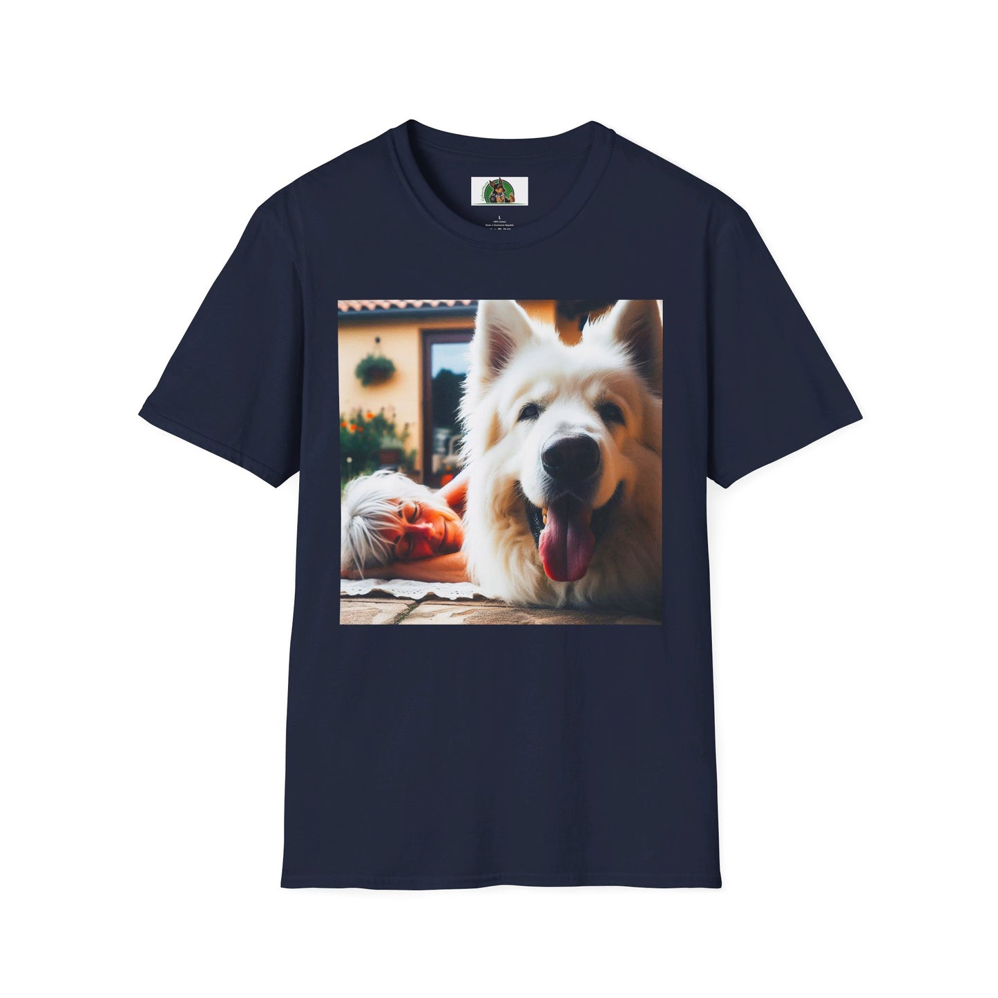 German Shepherd T-Shirt Printify Navy S 