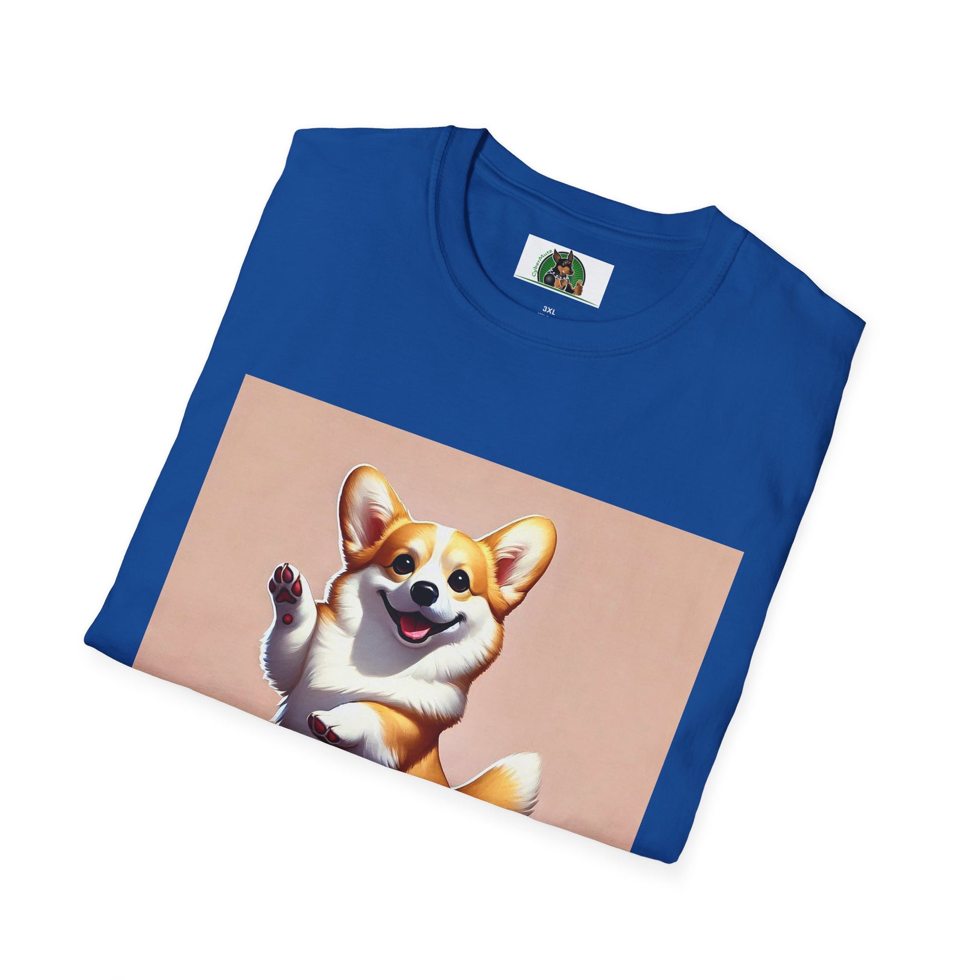 Dancing Pembroke Welsh Corgi T-Shirt T-Shirt Printify