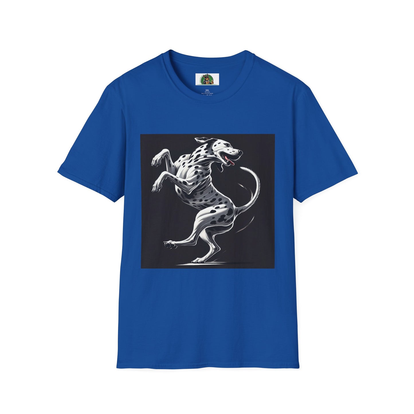 Dancing Dalmation Dog T-Shirt T-Shirt Printify XS Royal