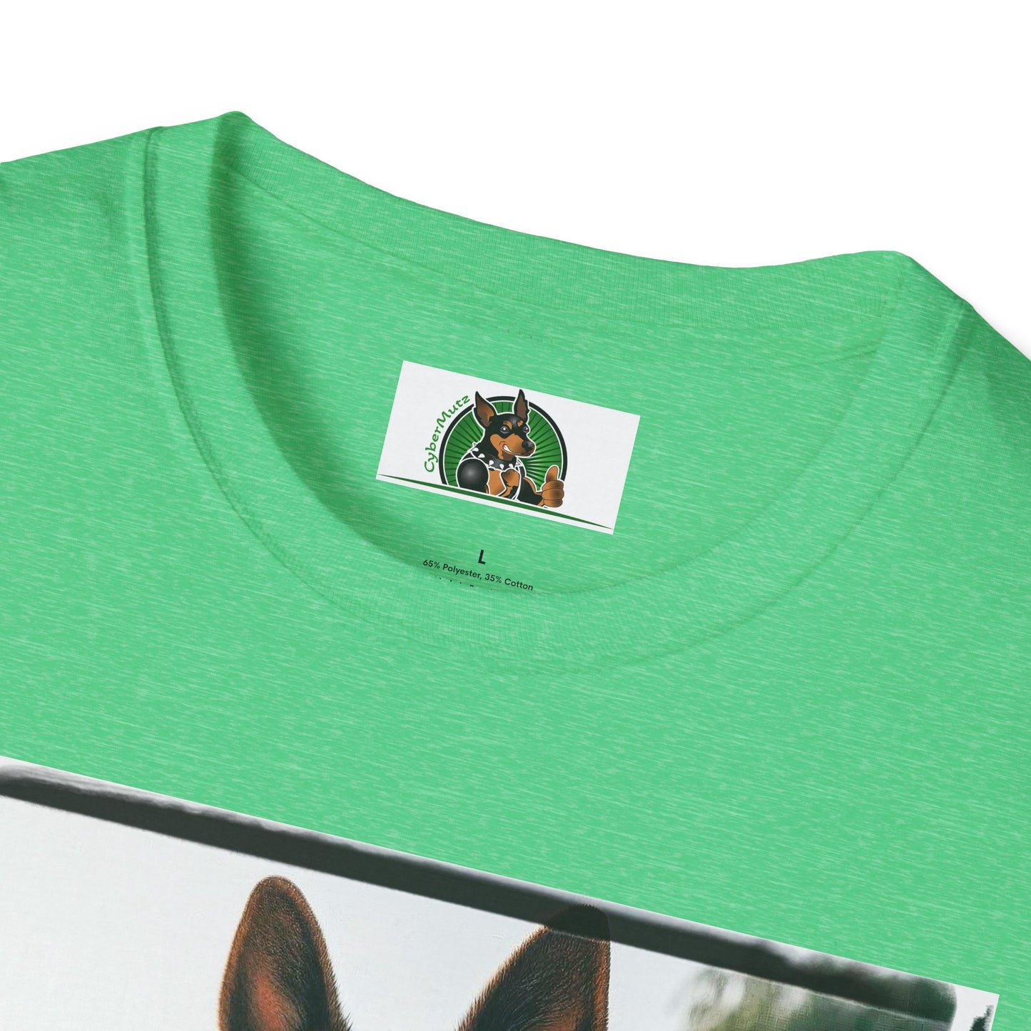 German Shepherd suit and beach