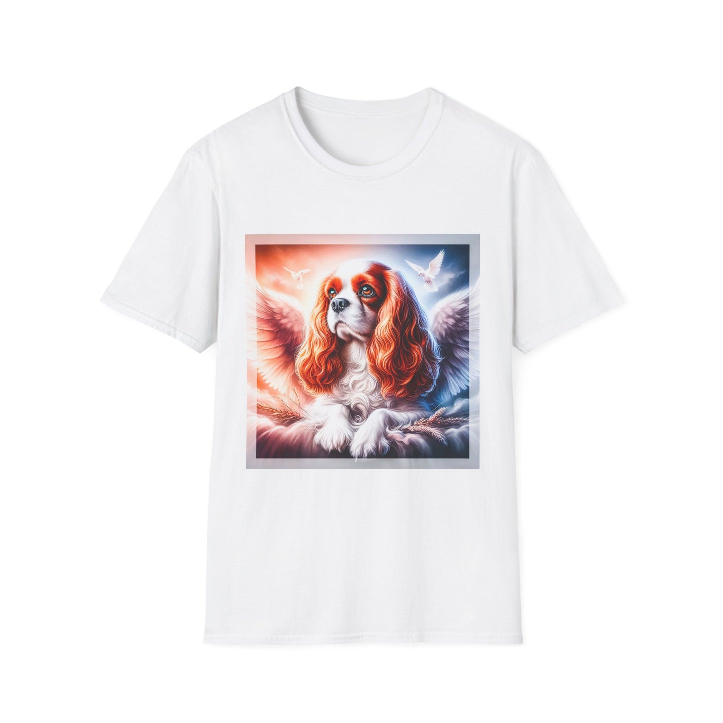 Cavalier King Charles Spaniel T-Shirt Printify S White 