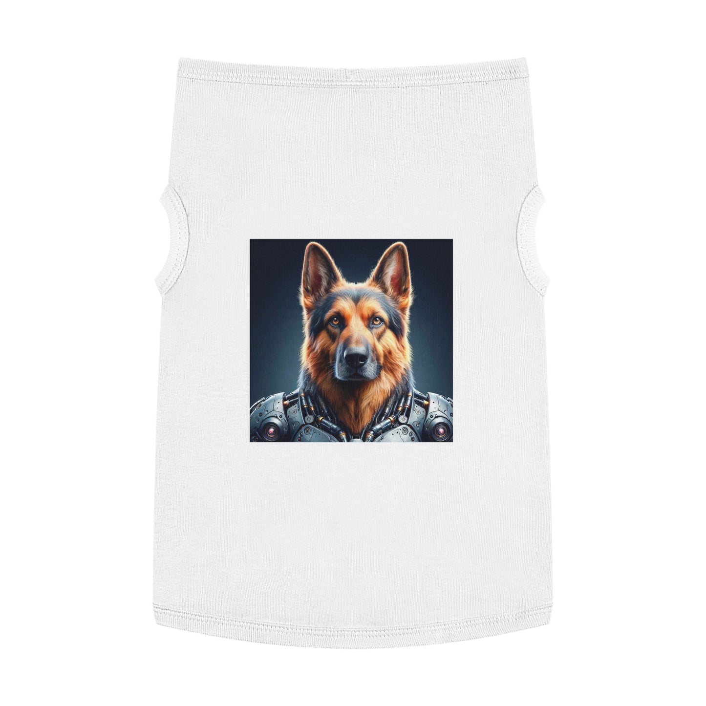 Pet Tank Top German Shepherd Pets Printify XL White 