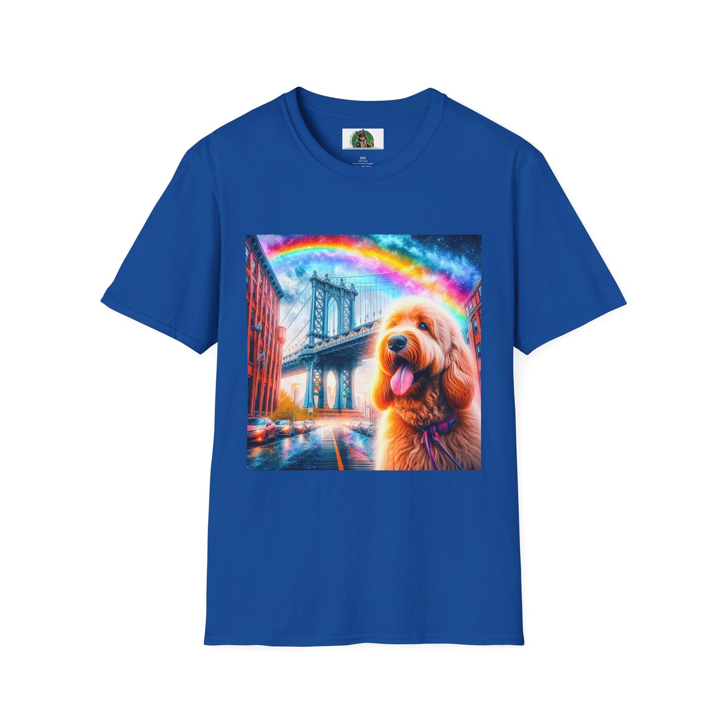 Golden Doodle bridge shirt T-Shirt Printify XS Royal
