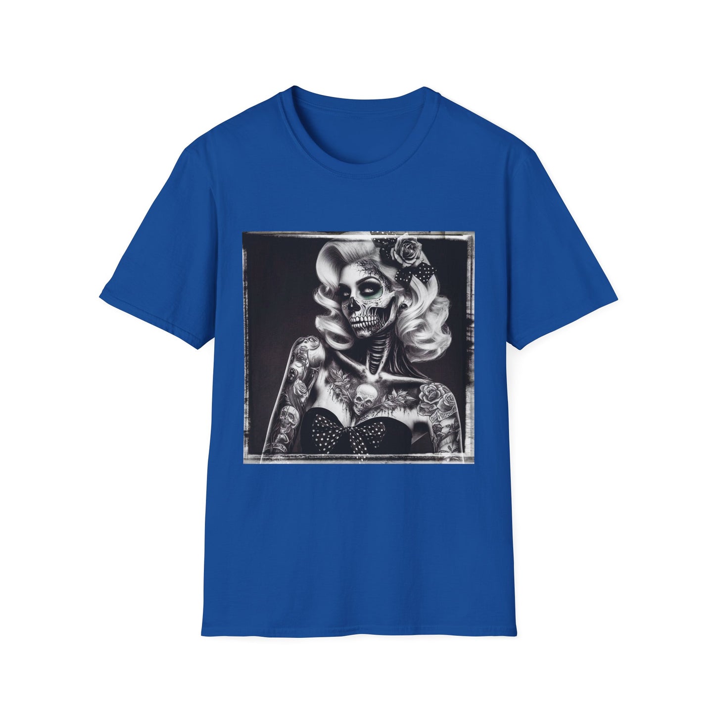 Marketing Zombie Pinup Mis·cel·la·ne·ous T-Shirt Printify S Royal 