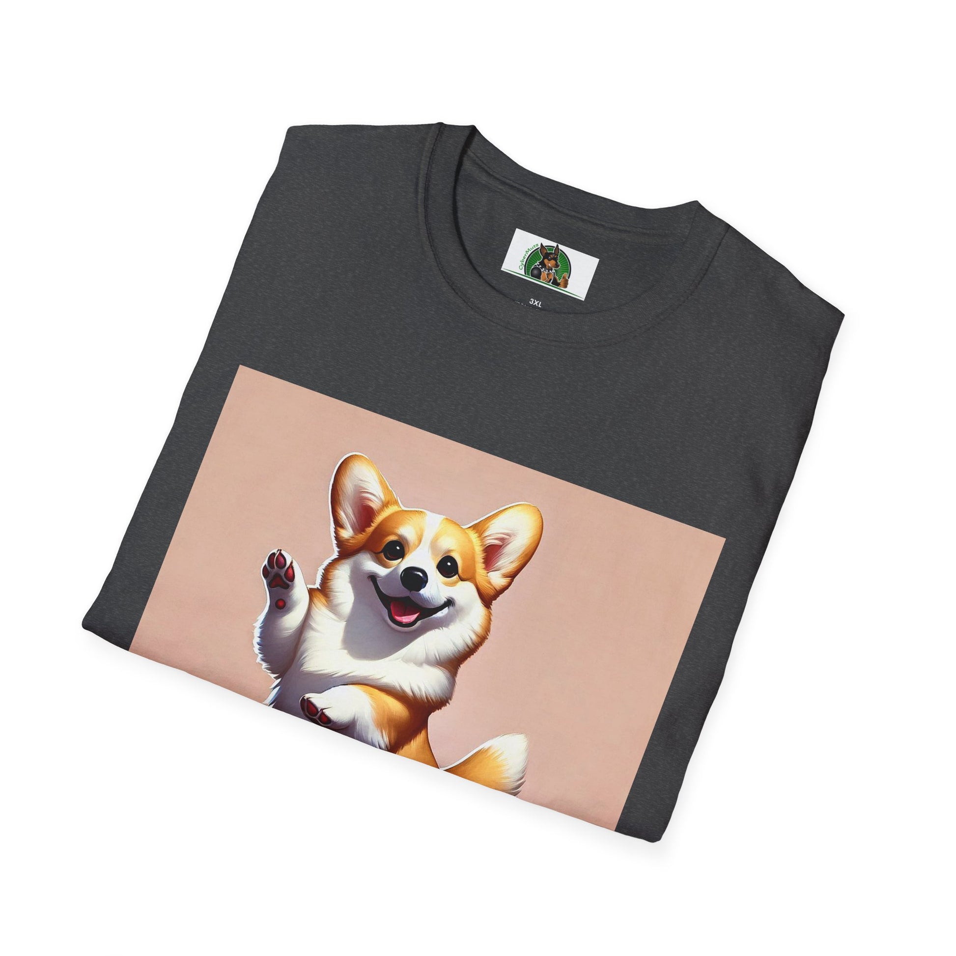 Dancing Pembroke Welsh Corgi T-Shirt T-Shirt Printify