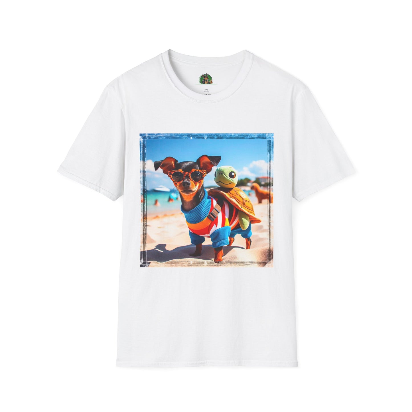 Min Pin T-Shirt T-Shirt Printify XS White 