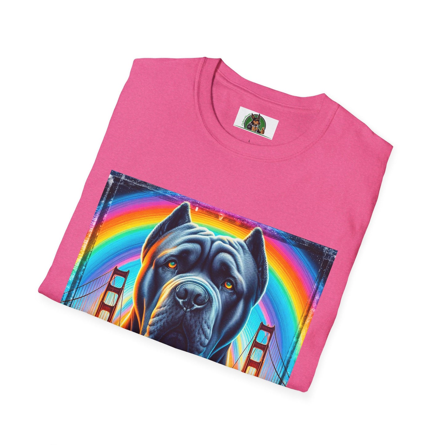 Cane Corso Double Rainbow Bridge TShirt