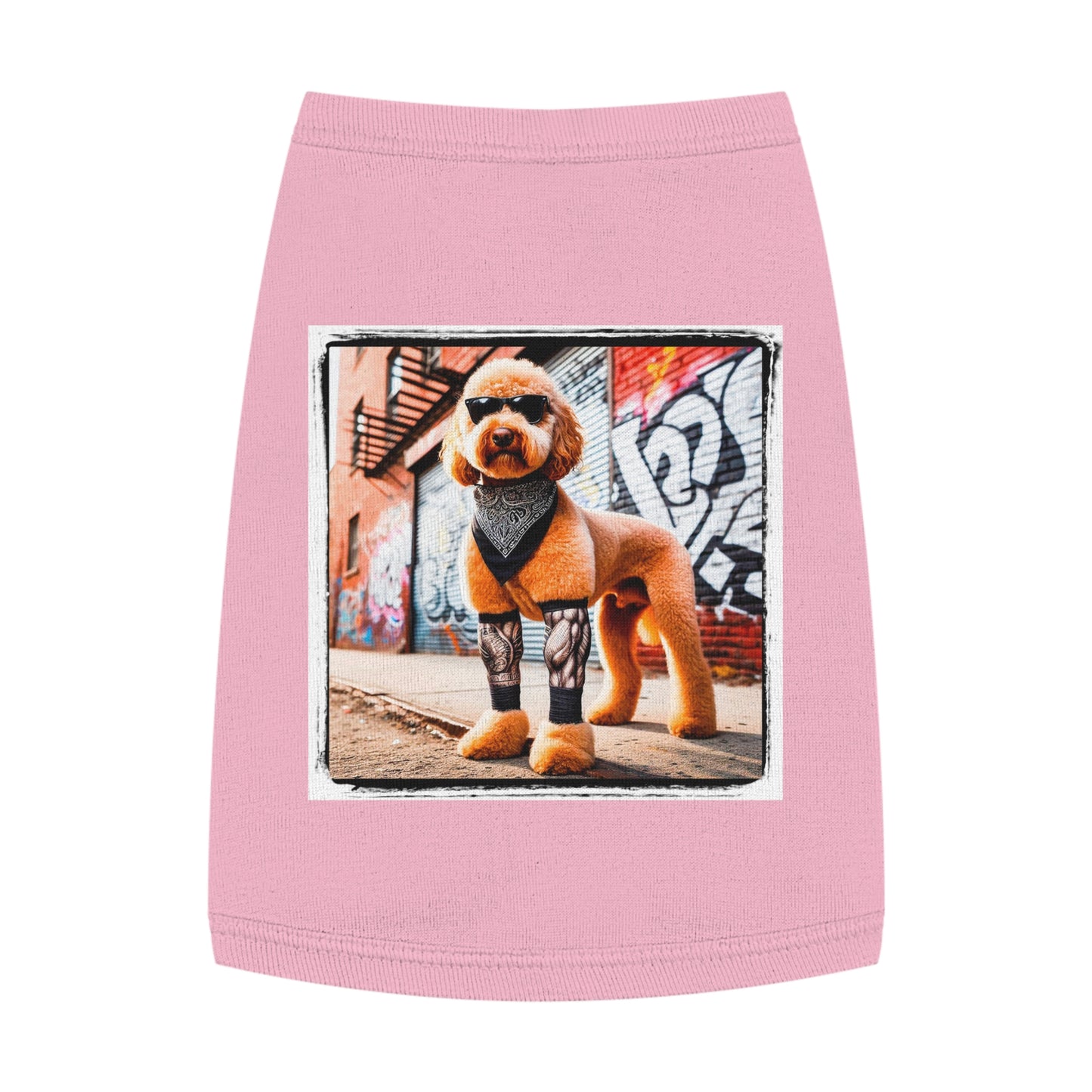 Pet Tank Top Sheepadoodle Pets Printify M Pink 