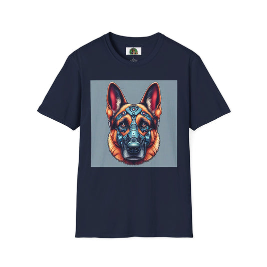 German Shepherd T-Shirt Printify Navy S 