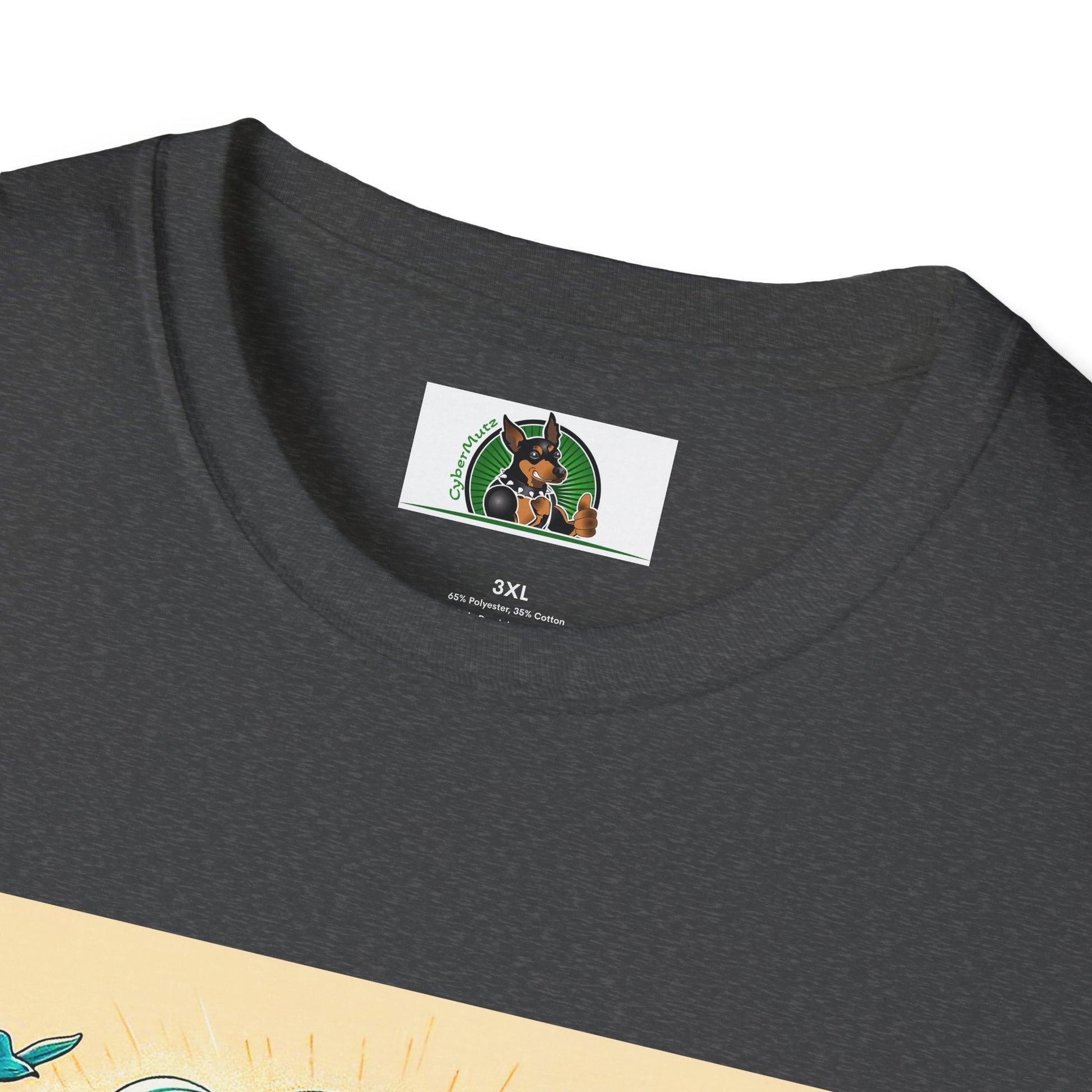 Golden Doodle surfing fun shirt T-Shirt Printify