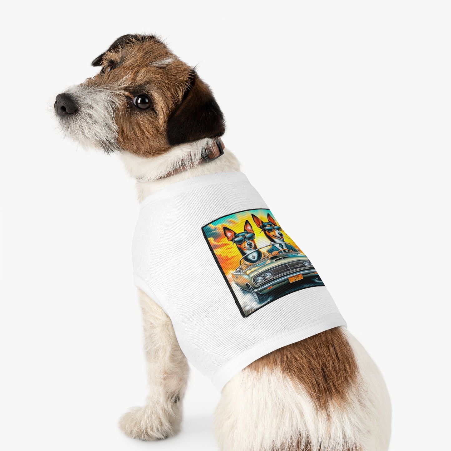 Wacky Pet Tank Top Rat Terrier Pets Printify   