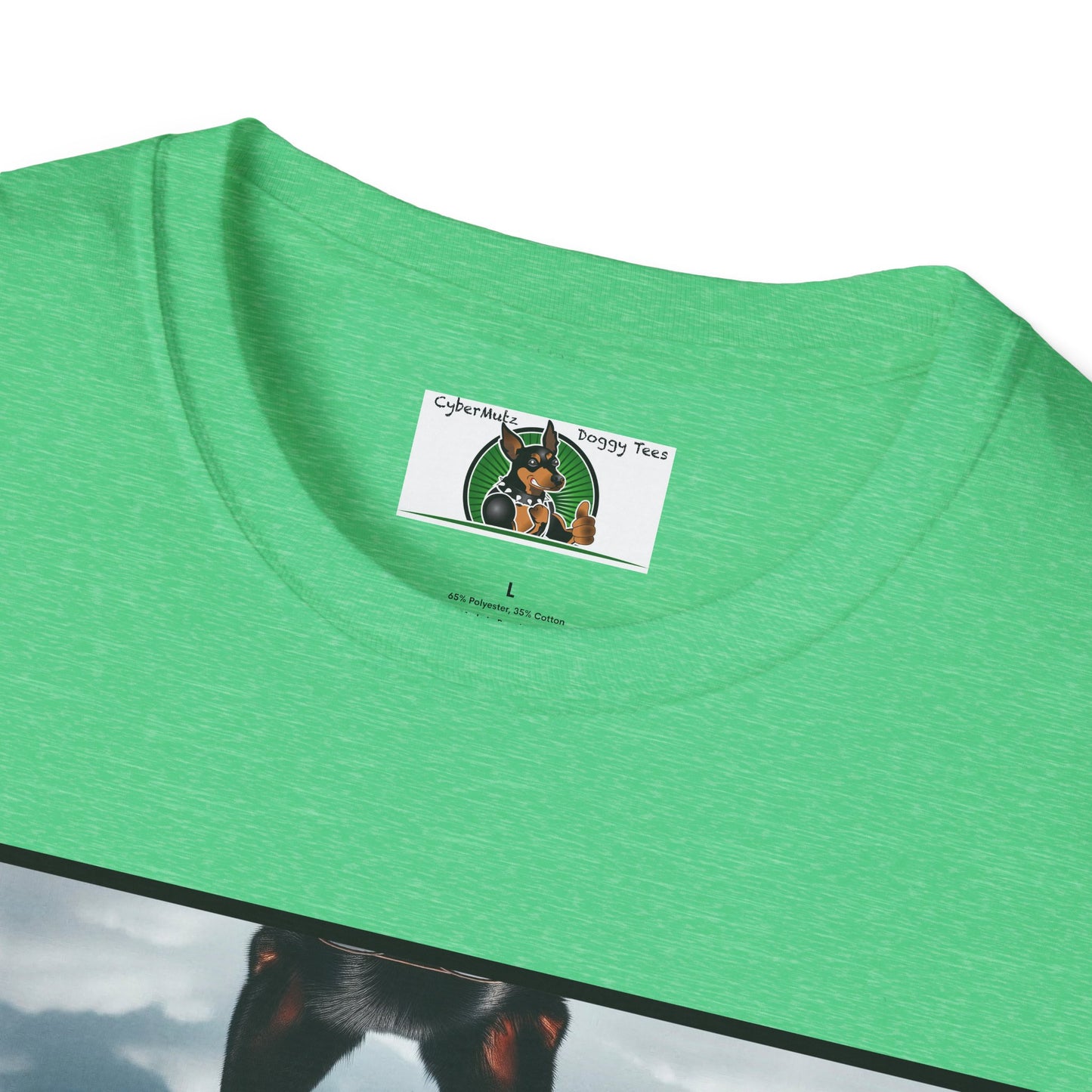 German Shepherd Agent Dog  Unisex Softstyle T-Shirt