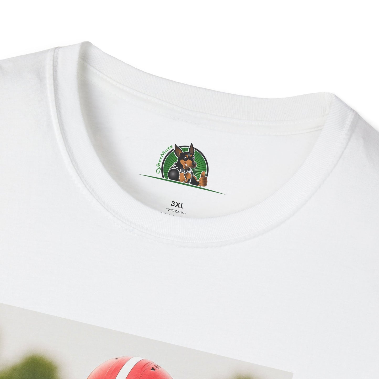 German Shorthaired Pointer Football T-Shirt — GSP Sports Tee T-Shirt Printify