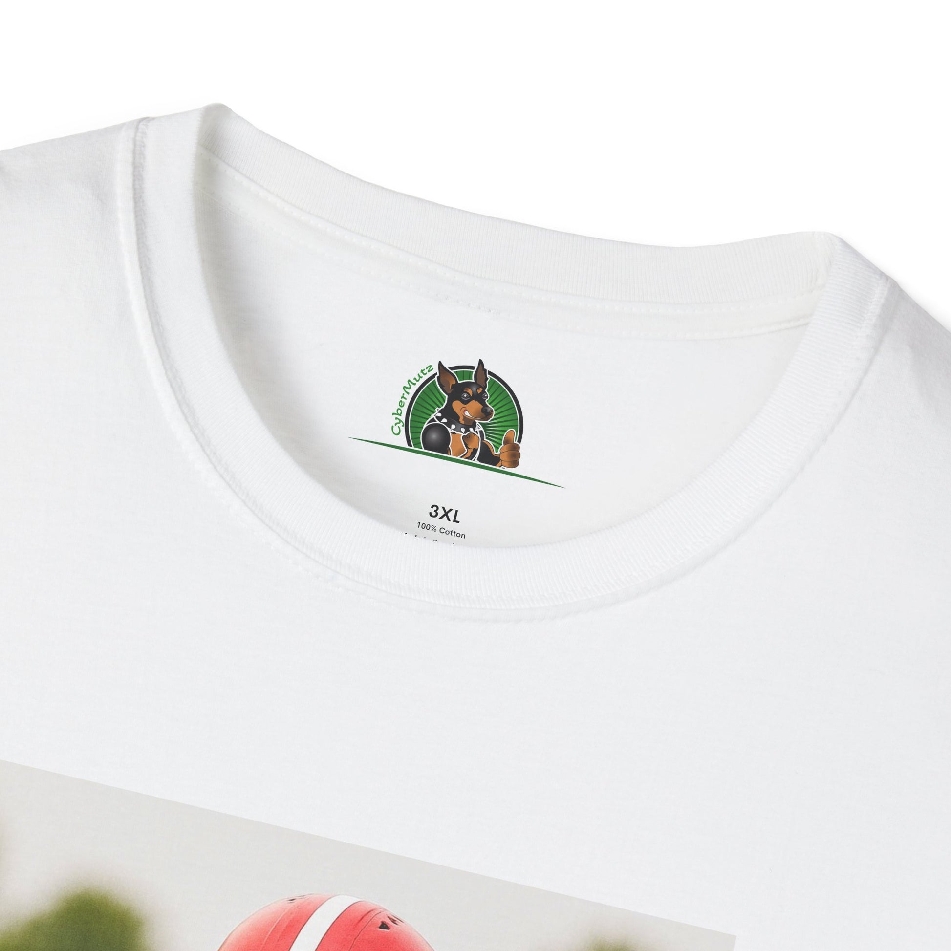 German Shorthaired Pointer Football T-Shirt — GSP Sports Tee T-Shirt Printify