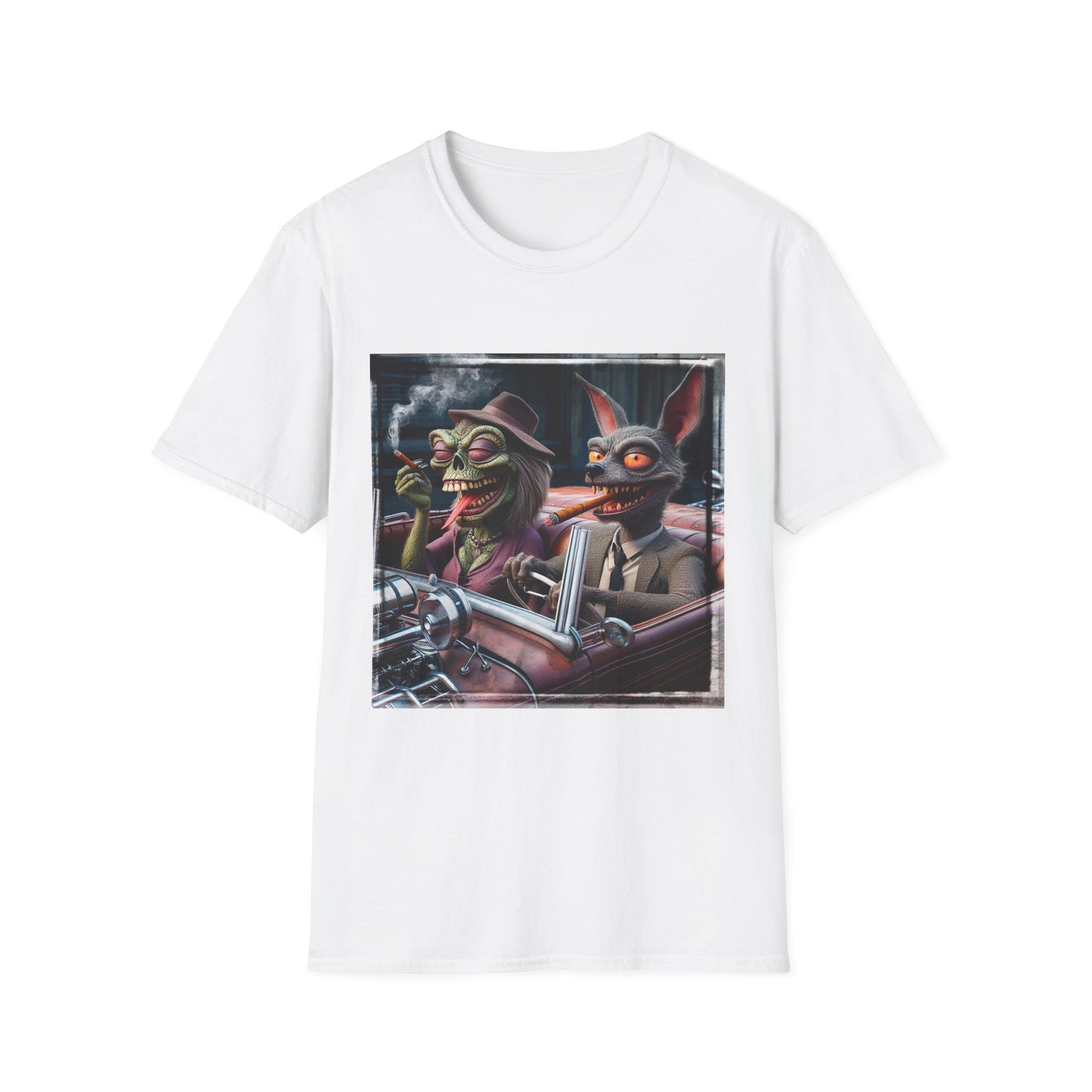 Chupacabra T-Shirt Printify S White 