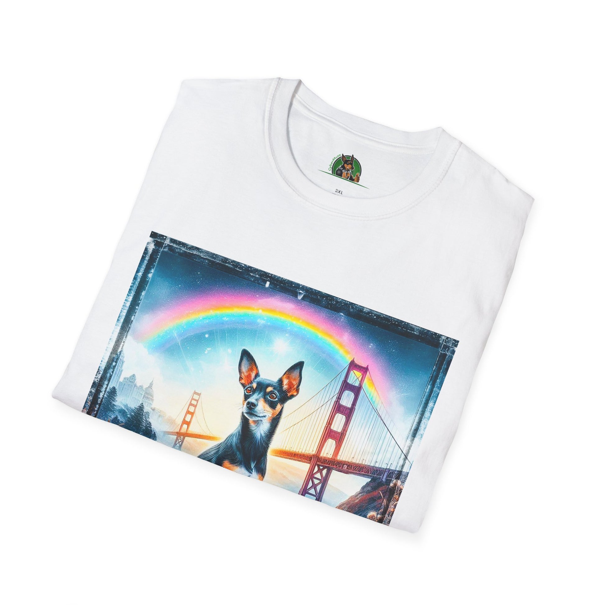 Rat Terrier T-Shirt rainbow T-Shirt Printify