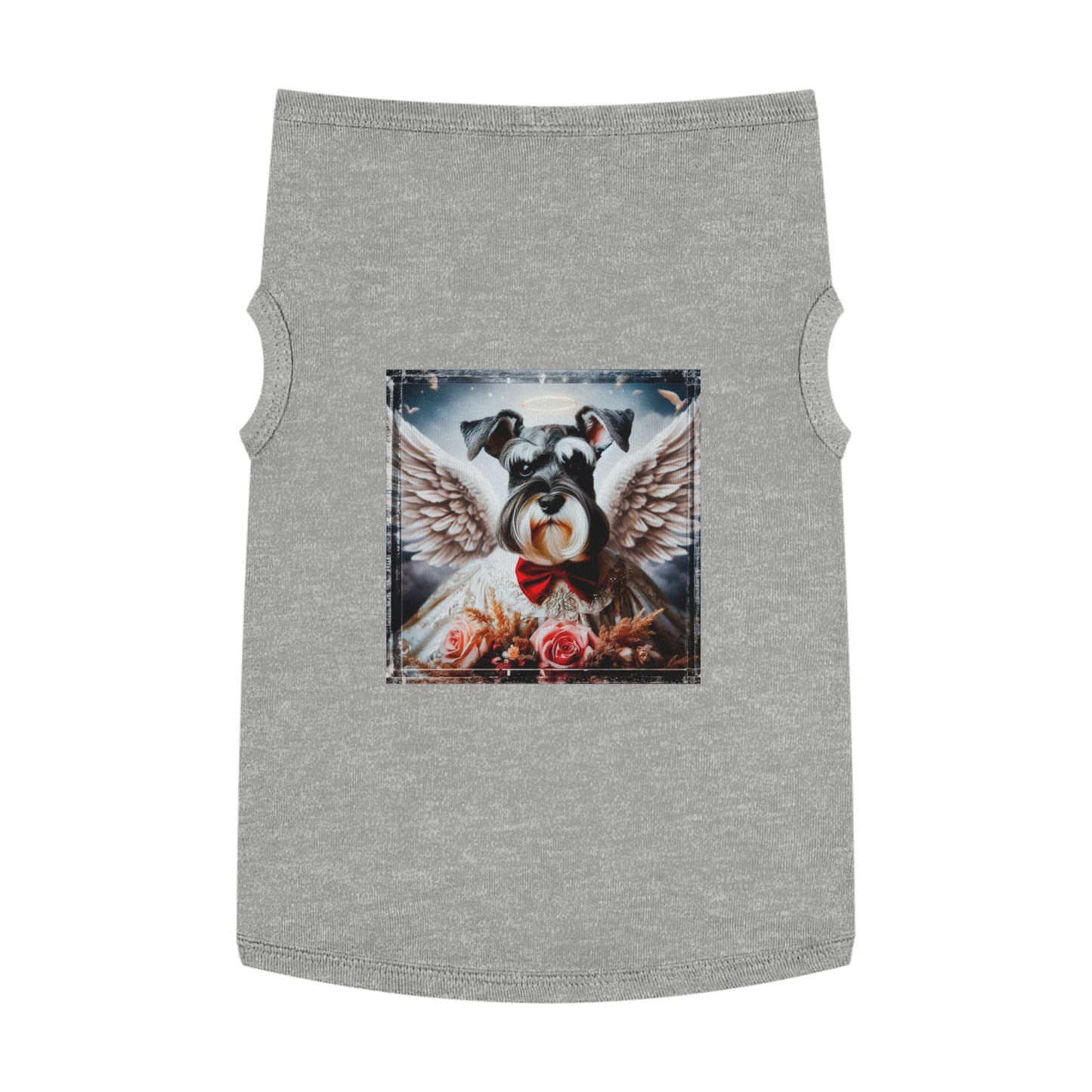 Pet Tank Top Miniature Schnauzer Pets Printify XL Heather 