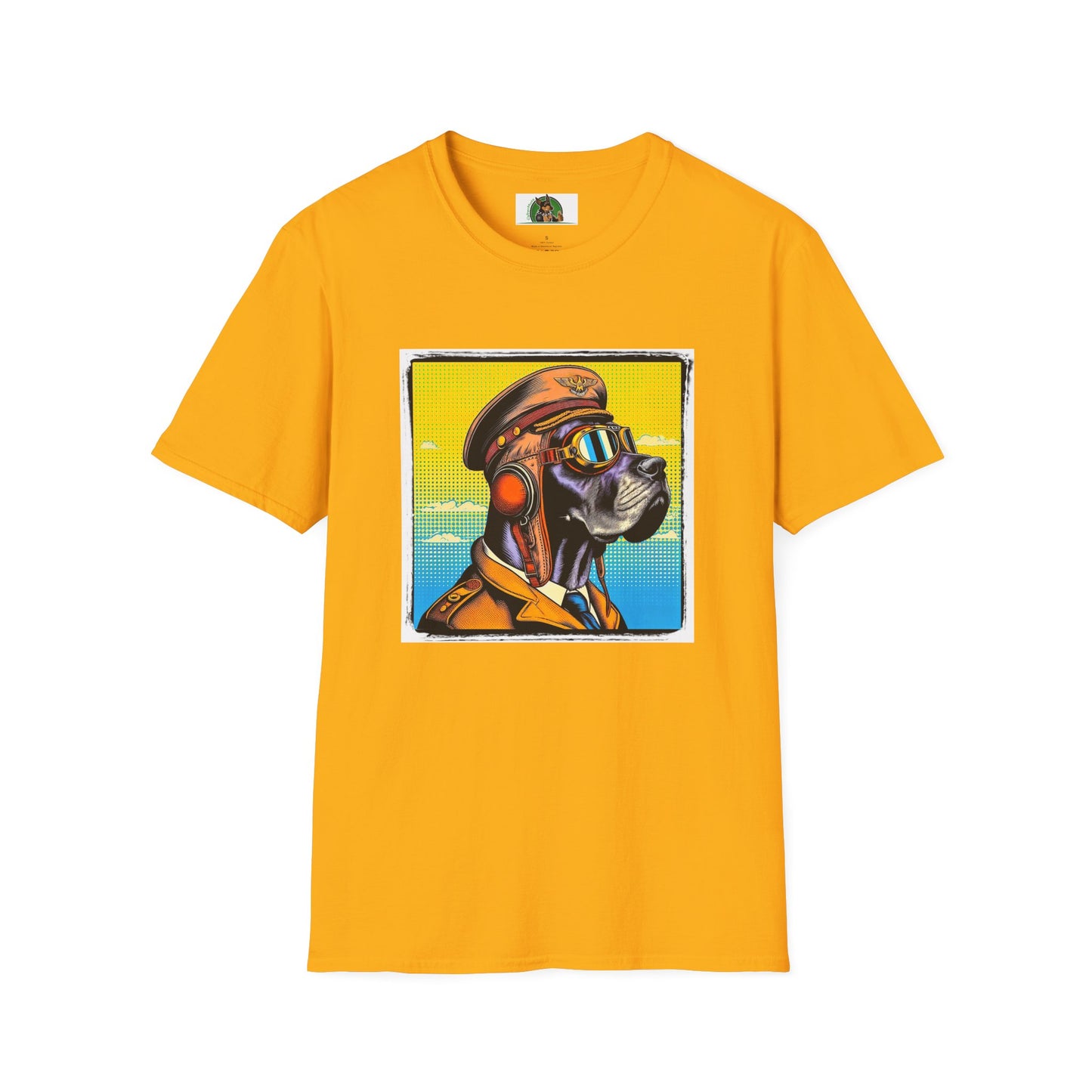 Great Dane T-Shirt Printify S Gold