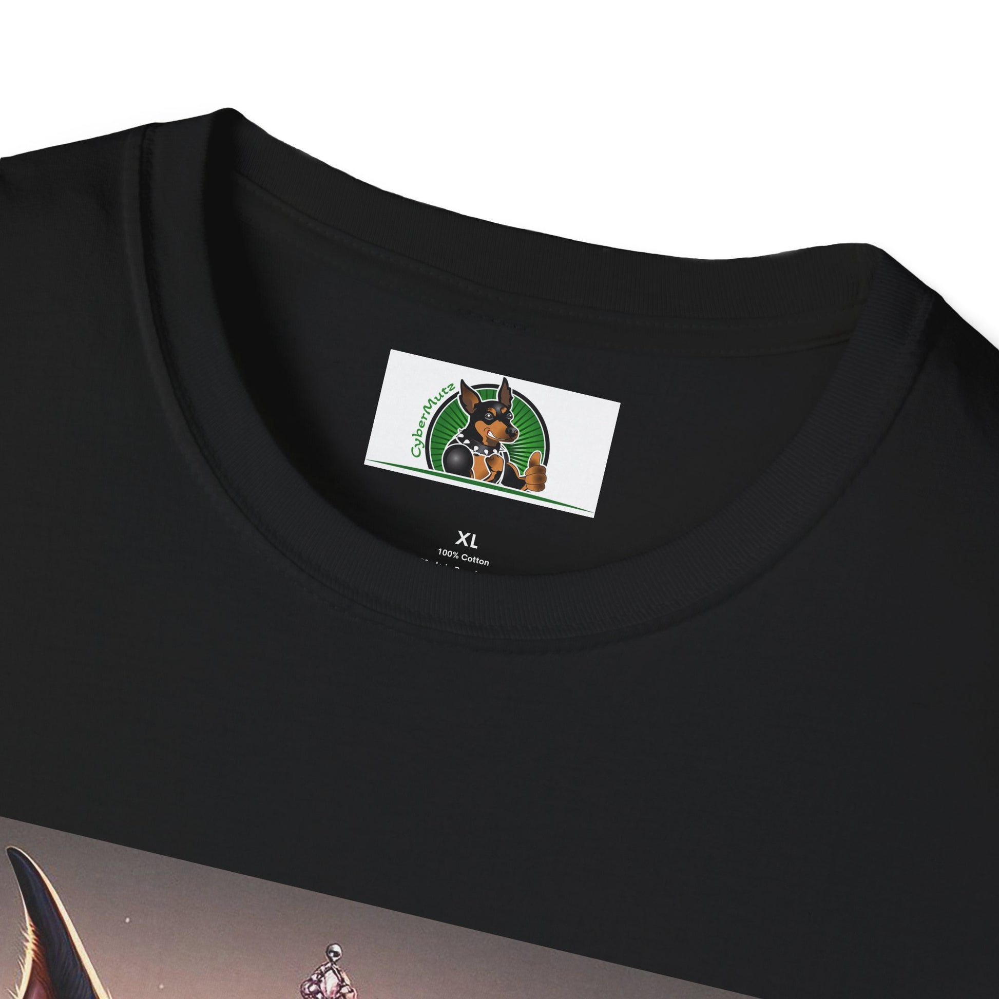 Dog Lover T-shirt - Girl Doberman with Tiara T-Shirt Printify