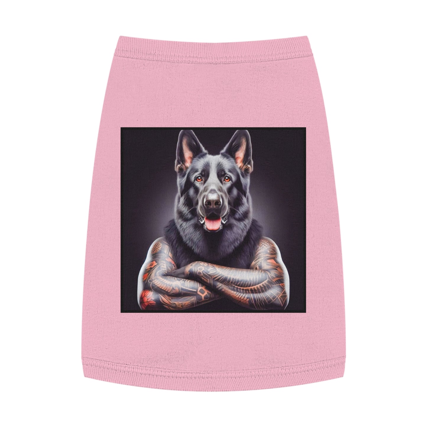 Pet Tank Top German Shepherd Pets Printify M Pink 