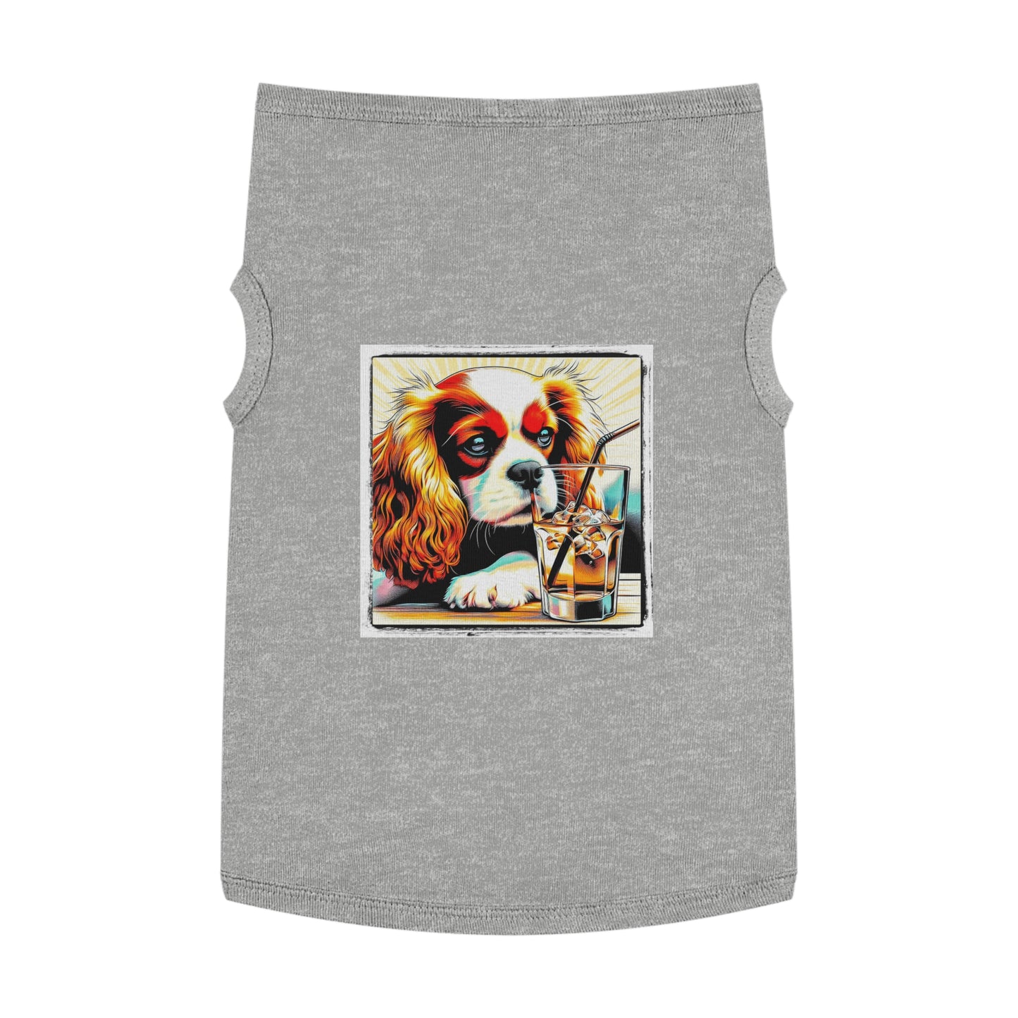 Pet Tank Top Cavalier King Charles Spaniel Pets Printify XL Heather