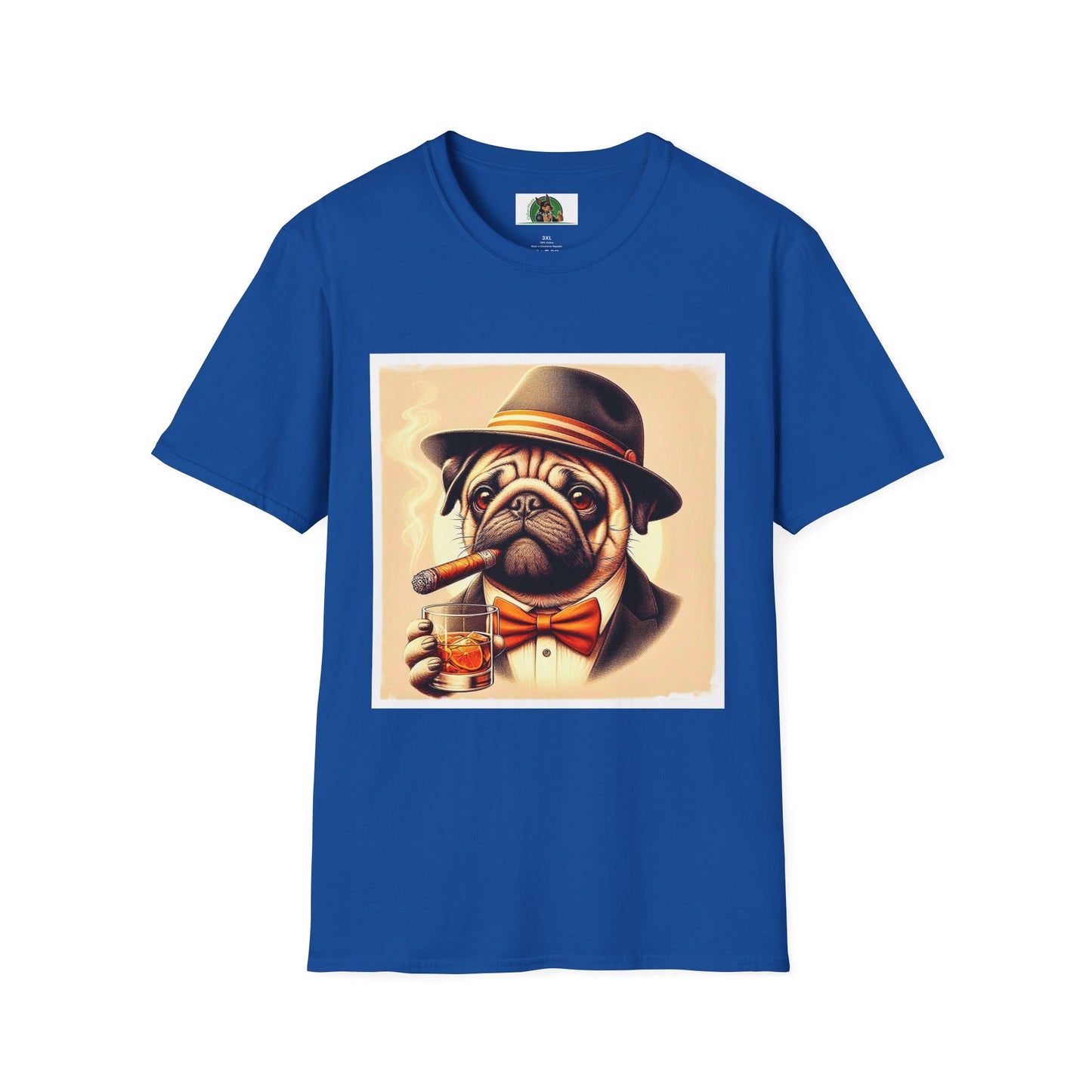 Pugs T-Shirt Printify XS Royal 