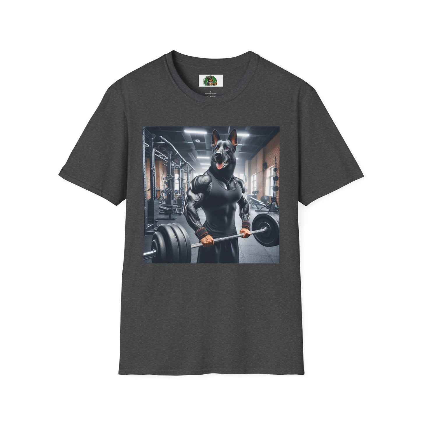 German Shepherd trainer T-Shirt Printify Dark Heather S