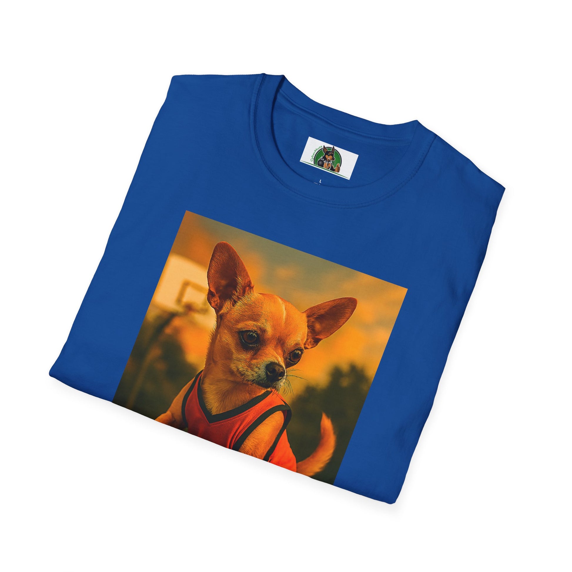 Chihuahua Basketball T-Shirt Sports T-Shirt Printify